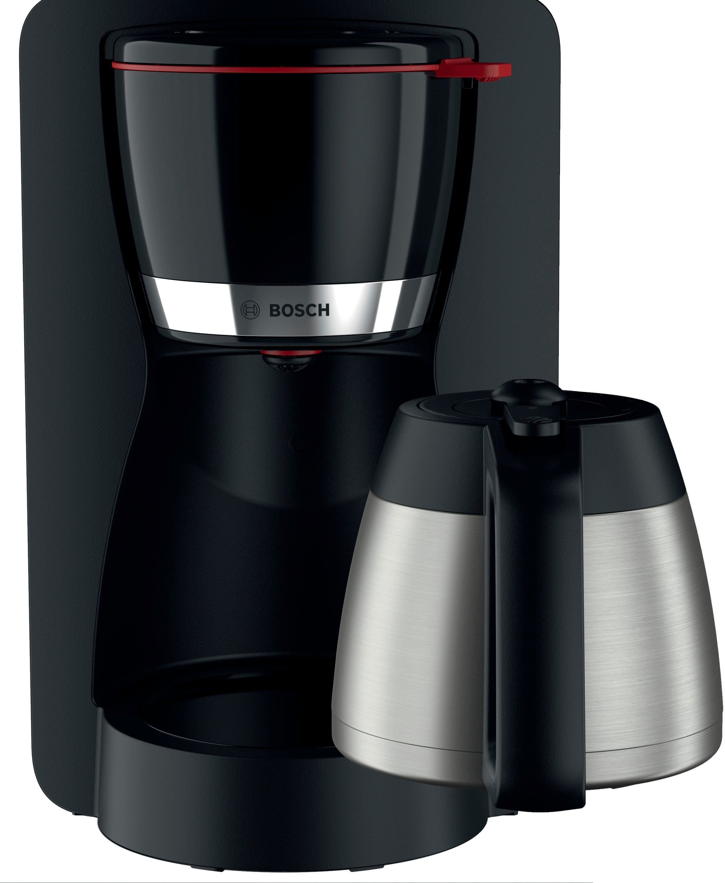BOSCH Filterkoffieapparaat MyMoment TKA6M273, 1,1 l, voor 8-12 kopjes, intensief aroma, ontkalkingsprogramma, thermoskan, 1200 w