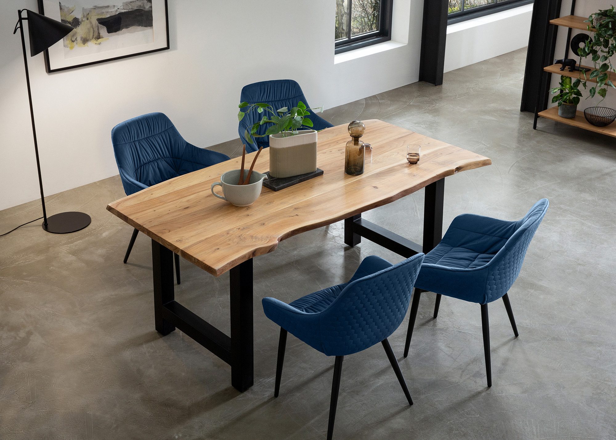 SalesFever Eethoek eethoeken blauw