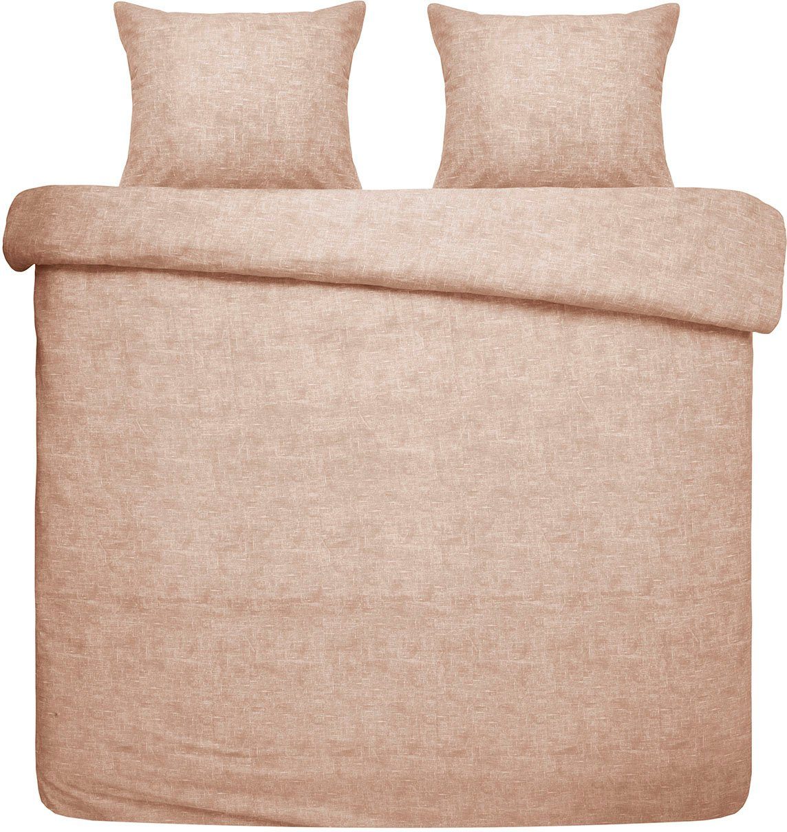 damai Beddengoed Ebba met structuur-effect in elegante kleuren, 100% katoen, met rits
