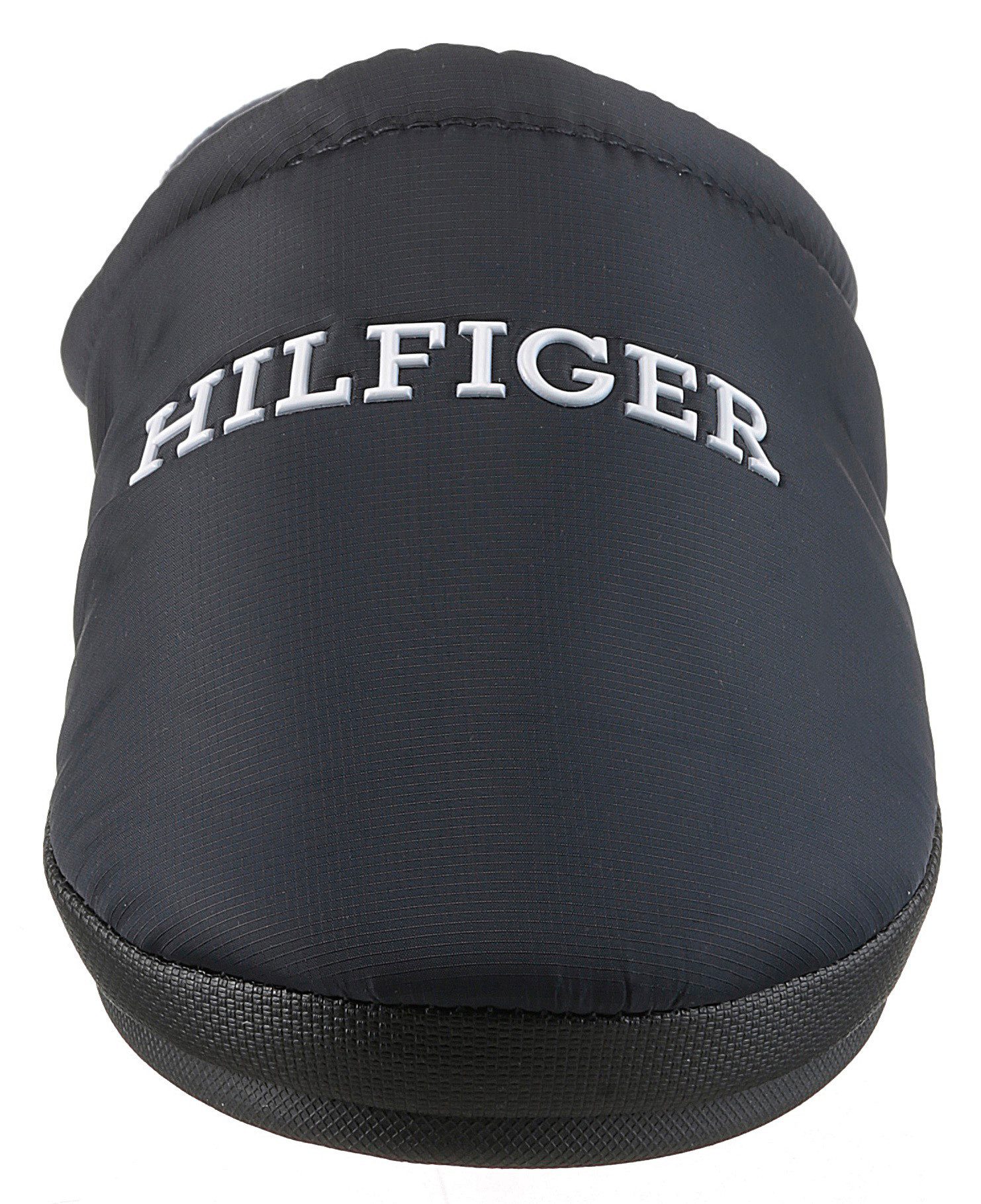 Tommy Hilfiger Pantoffels NYLON HILFIGER HOUSE SHOE casual mode, pantoffel, slippers, instapschoen met logo-opschrift