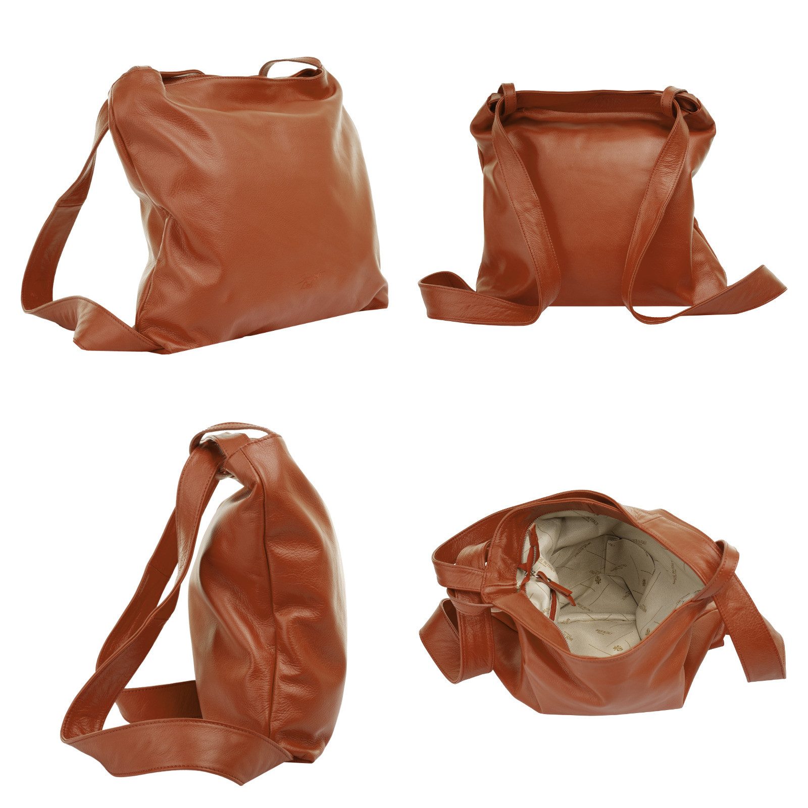 Samantha Look Rugzak echt leer, made in italy