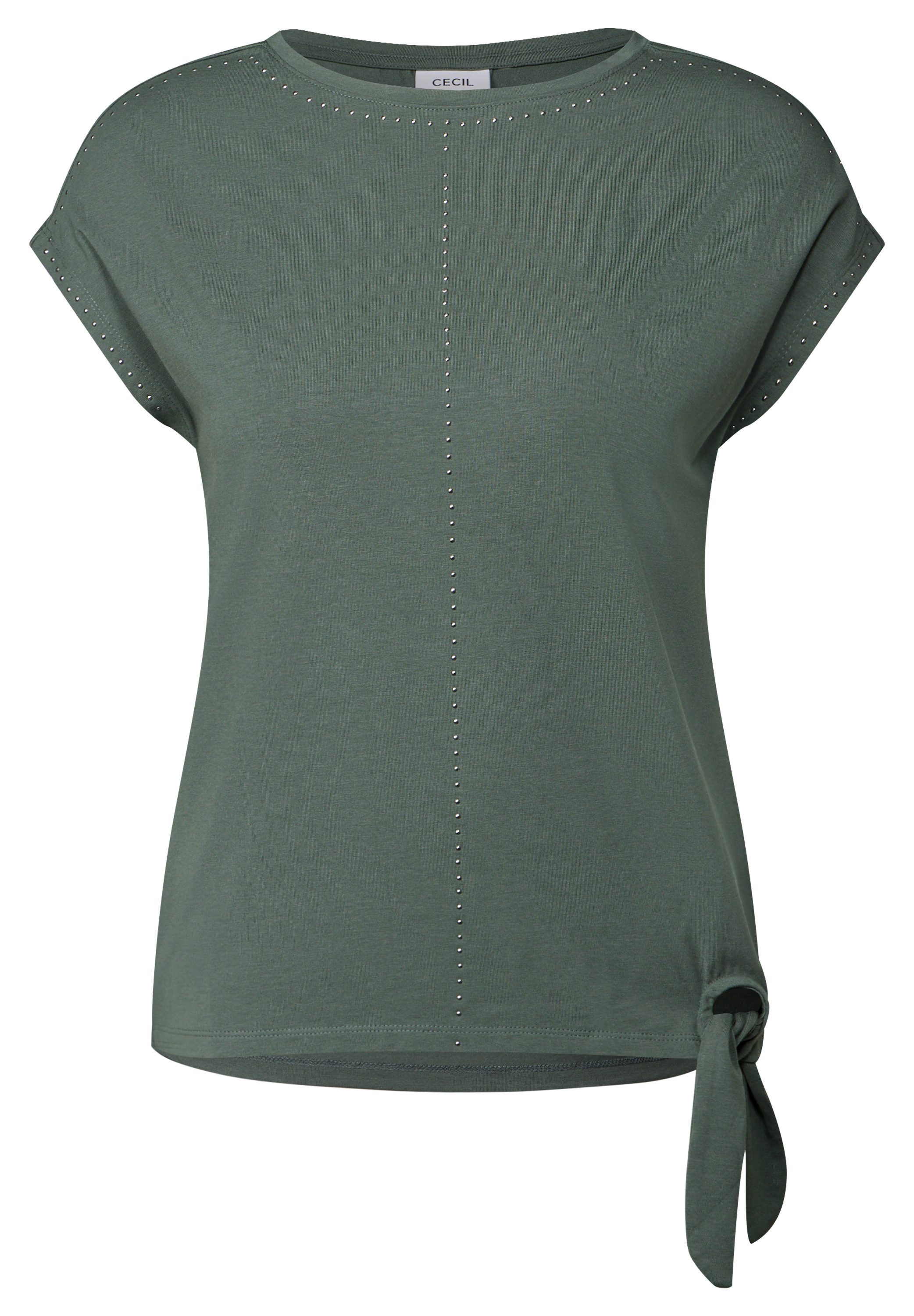 Cecil T-shirt met siersteentjes
