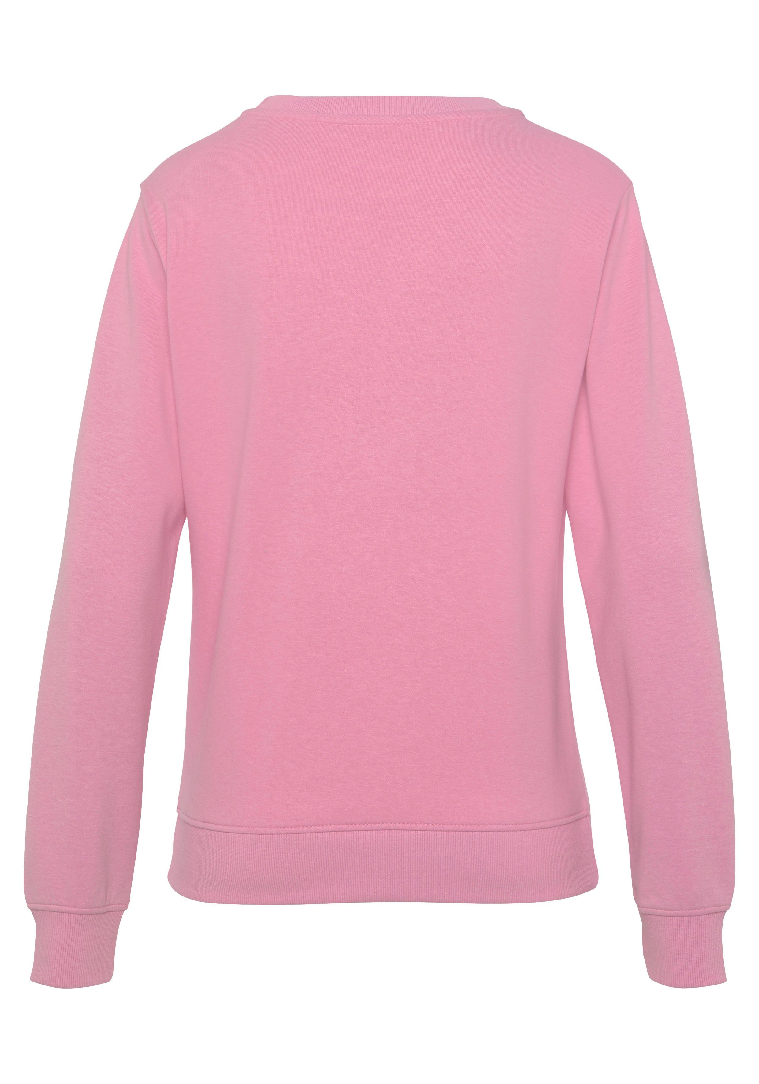 Vivance Sweatshirt Sweatshirt met frontprint, loungeanzug (1-delig)