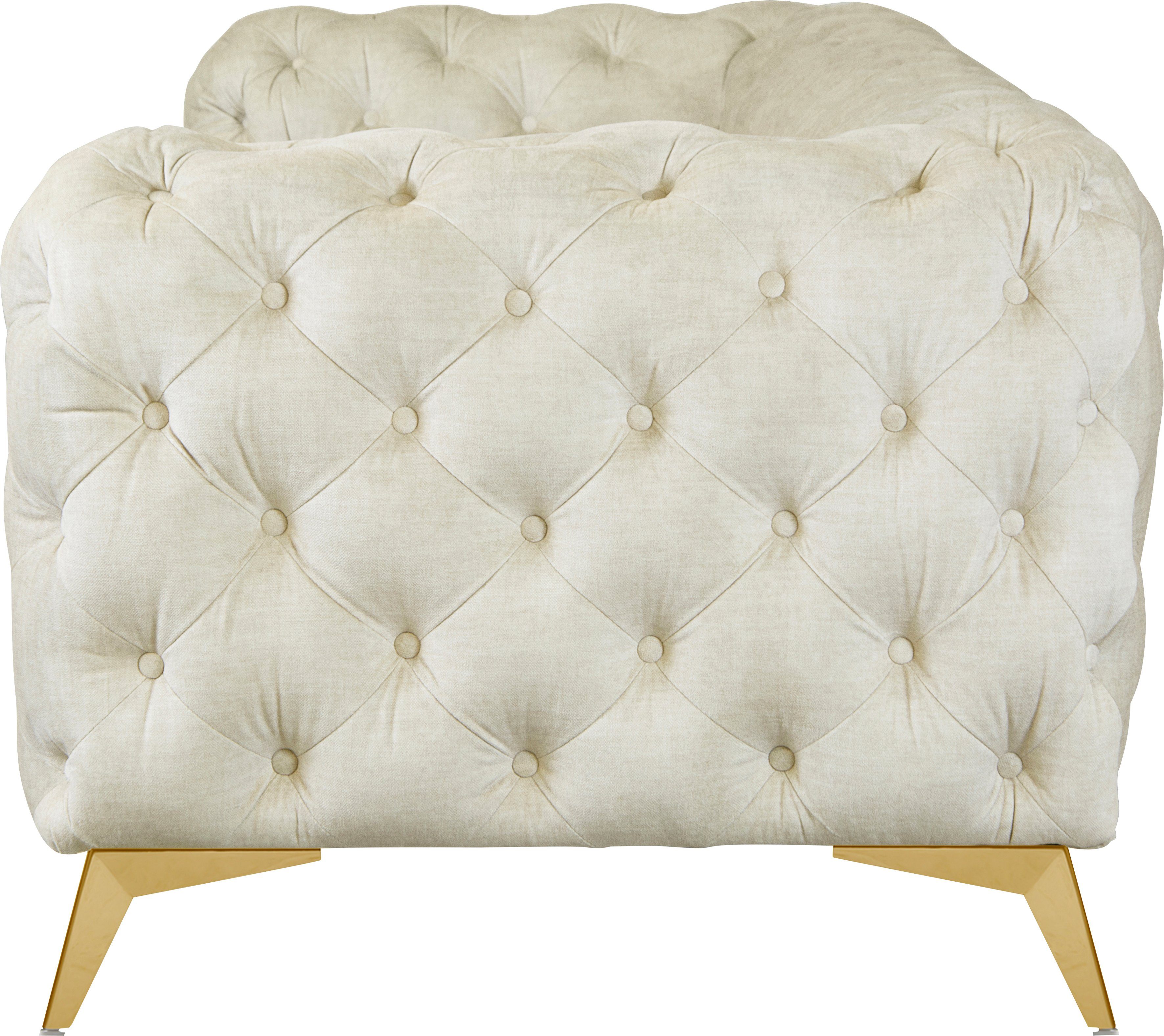 Leonique Chesterfield-bank Glynis luxueuze capitonnage, moderne chesterfield look, kleur van de poten ter keuze