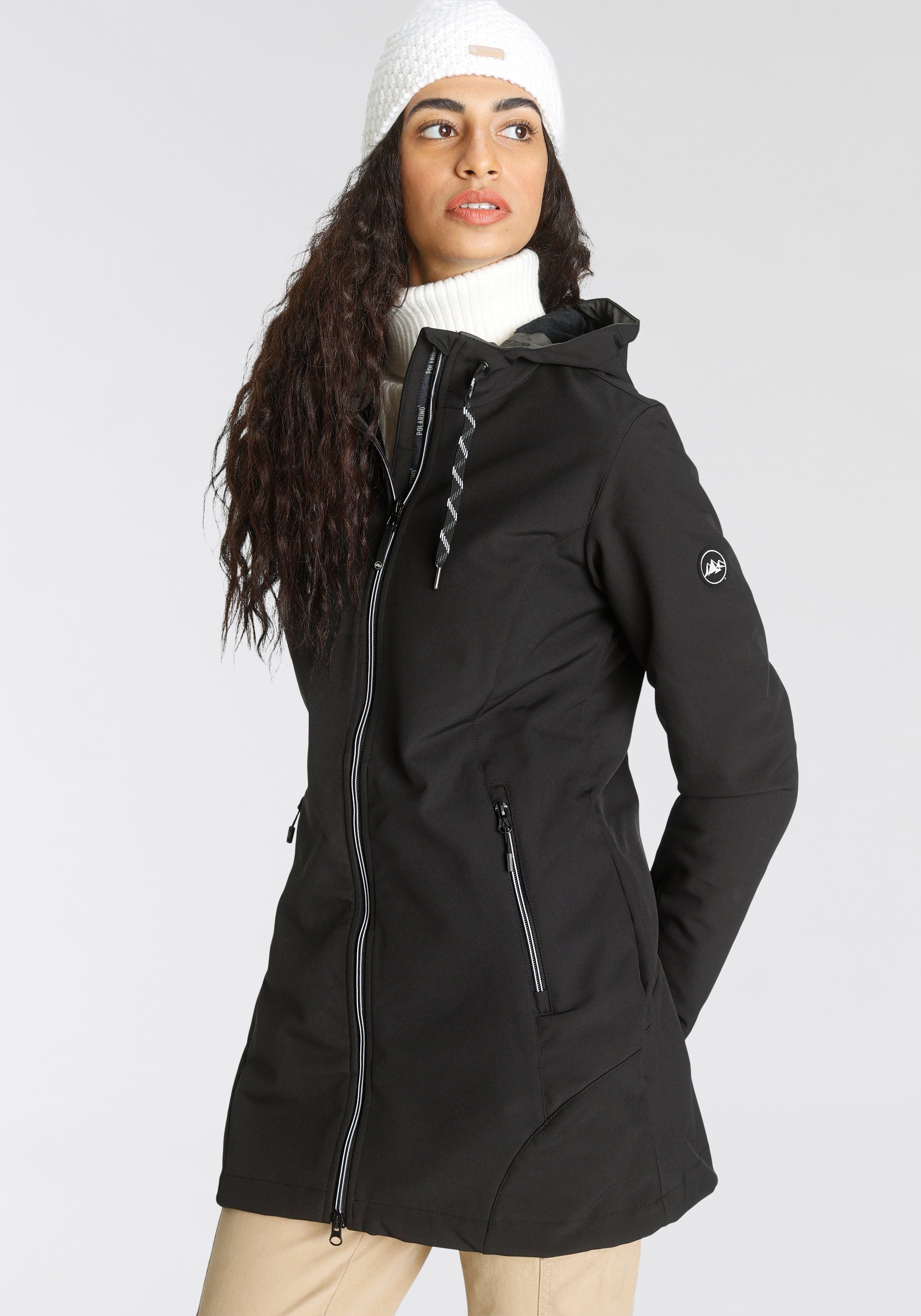 NU 20% KORTING: Polarino Softshell-jas met geraffineerde details