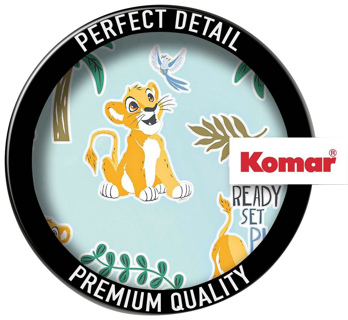 Komar Wandfolie Lion King Palmtrees - afm. 50 x 70 cm zelfklevend, wandstickers, kinderkamer (34-delig)
