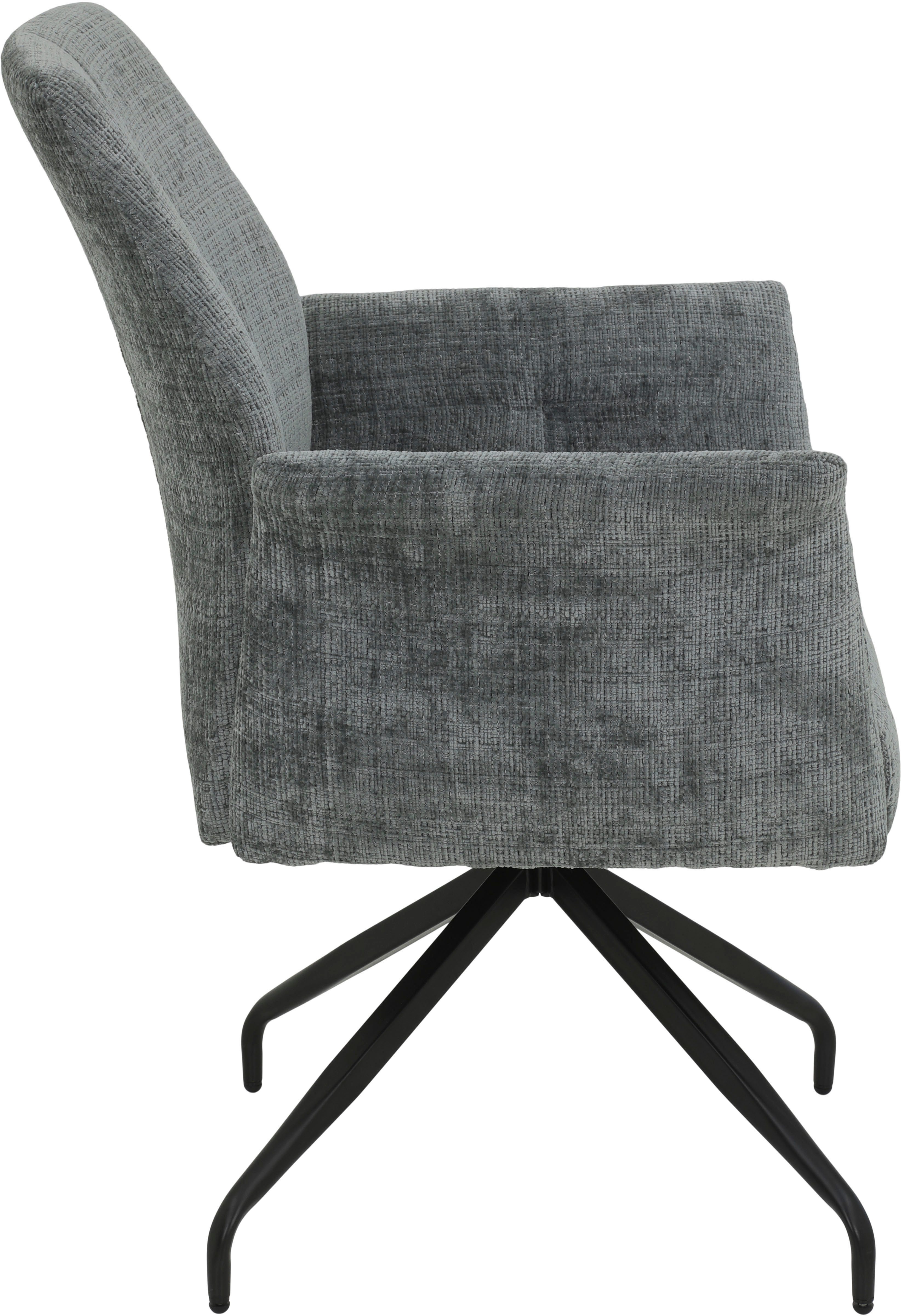 HELA Eetkamerstoel Viktoria Comfortstoel met veren, 360 graden draaibaar, armleuningstoel (set, 4 stuks)