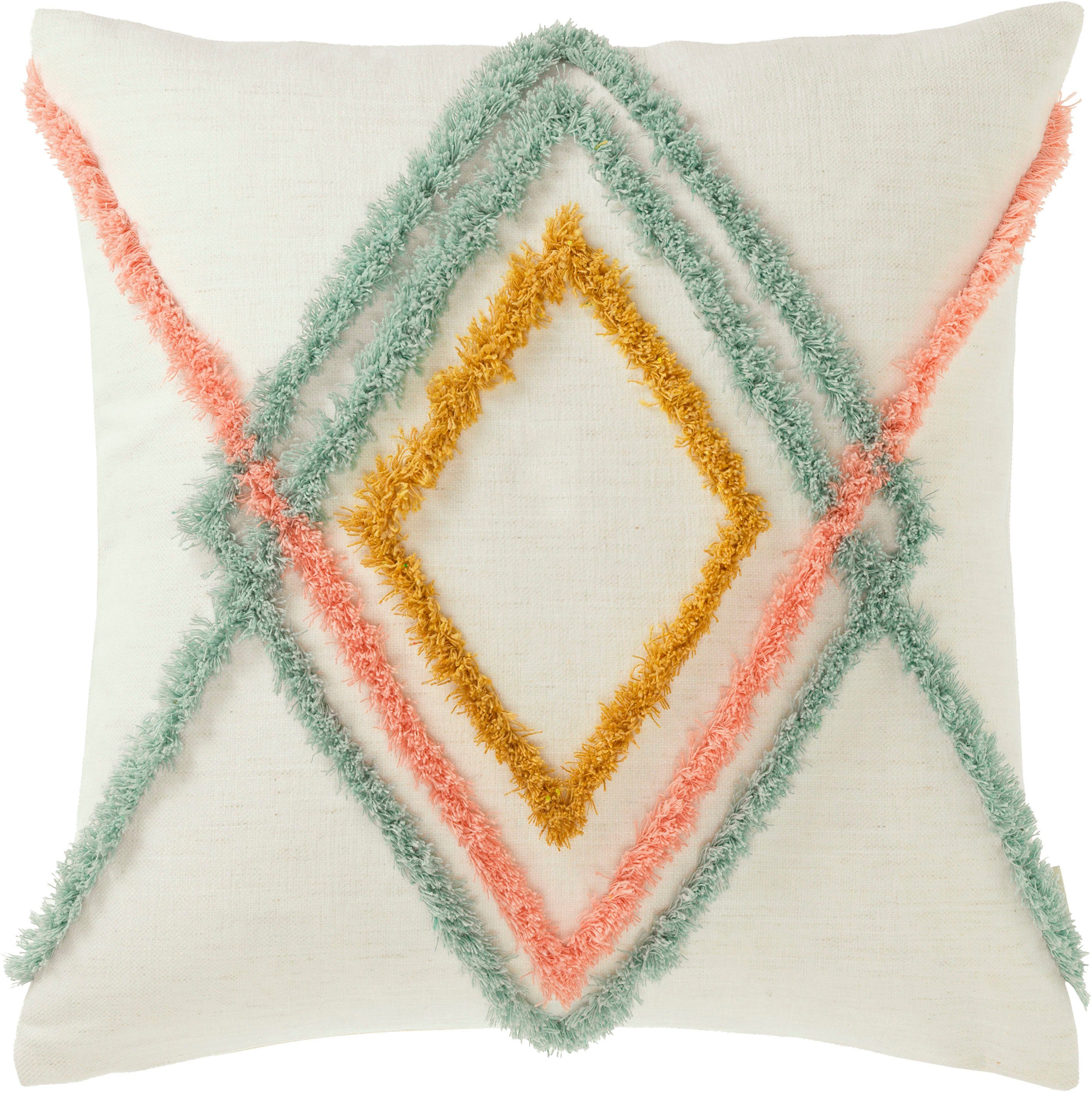 TOM TAILOR HOME Kussenhoezen Colour Rhomb in moderne boho-stijl kussenovertrekken
