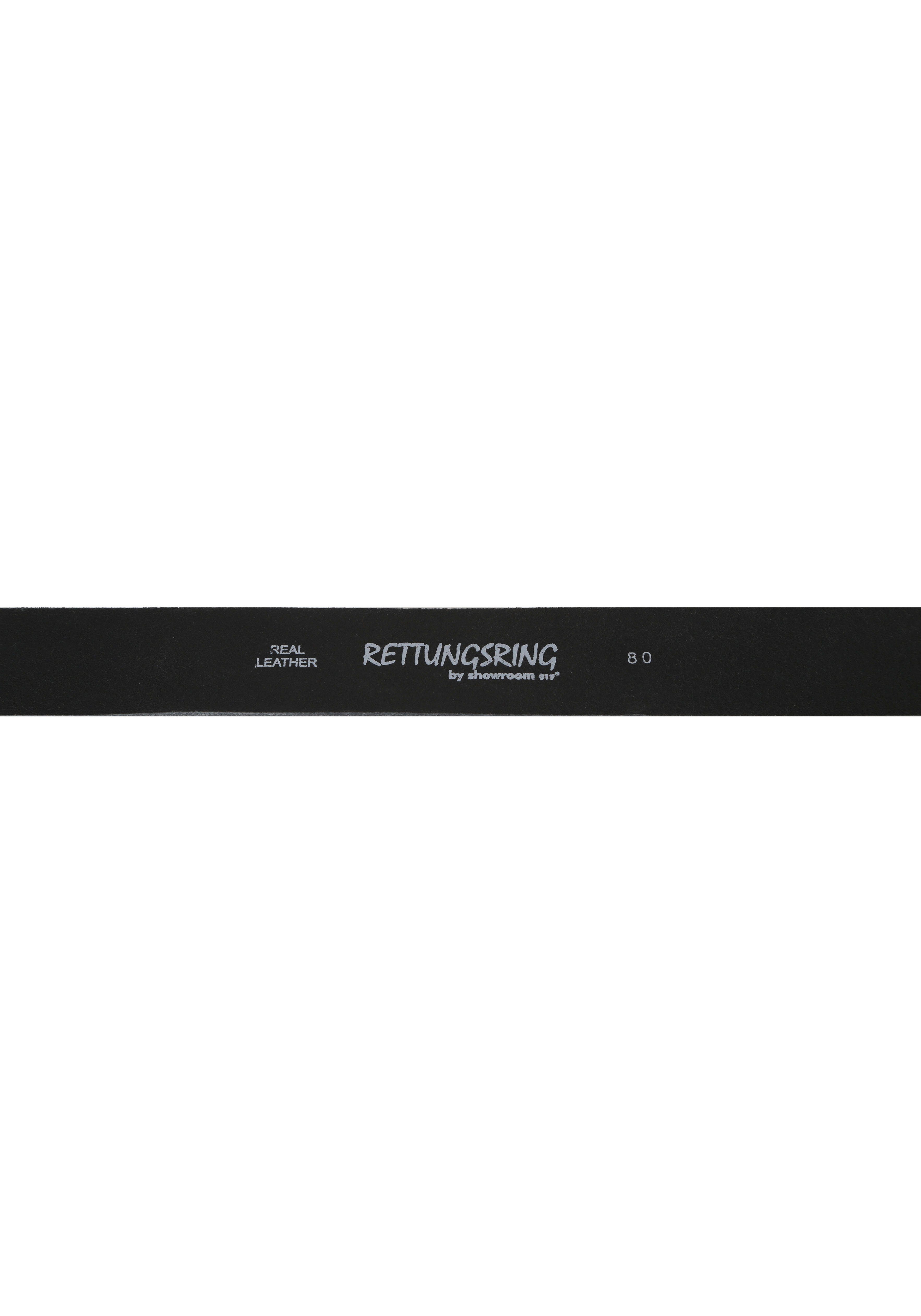 RETTUNGSRING by showroom 019° Leren riem met verwisselbare sluiting "hang loose"