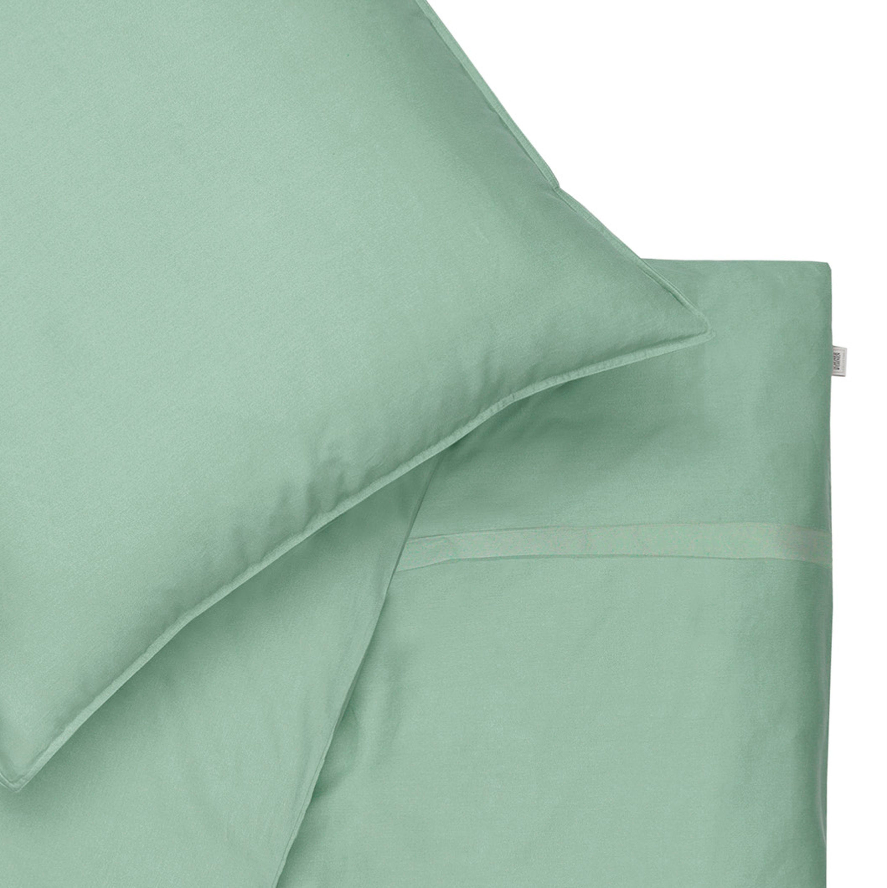 SCHÖNER WOHNEN-KOLLEKTION Beddengoed Pure in maat 135x200, 155x220 of 200x200 cm Dekbedovertrek van katoen in satijn-kwaliteit, unikleurige dekbedovertrek