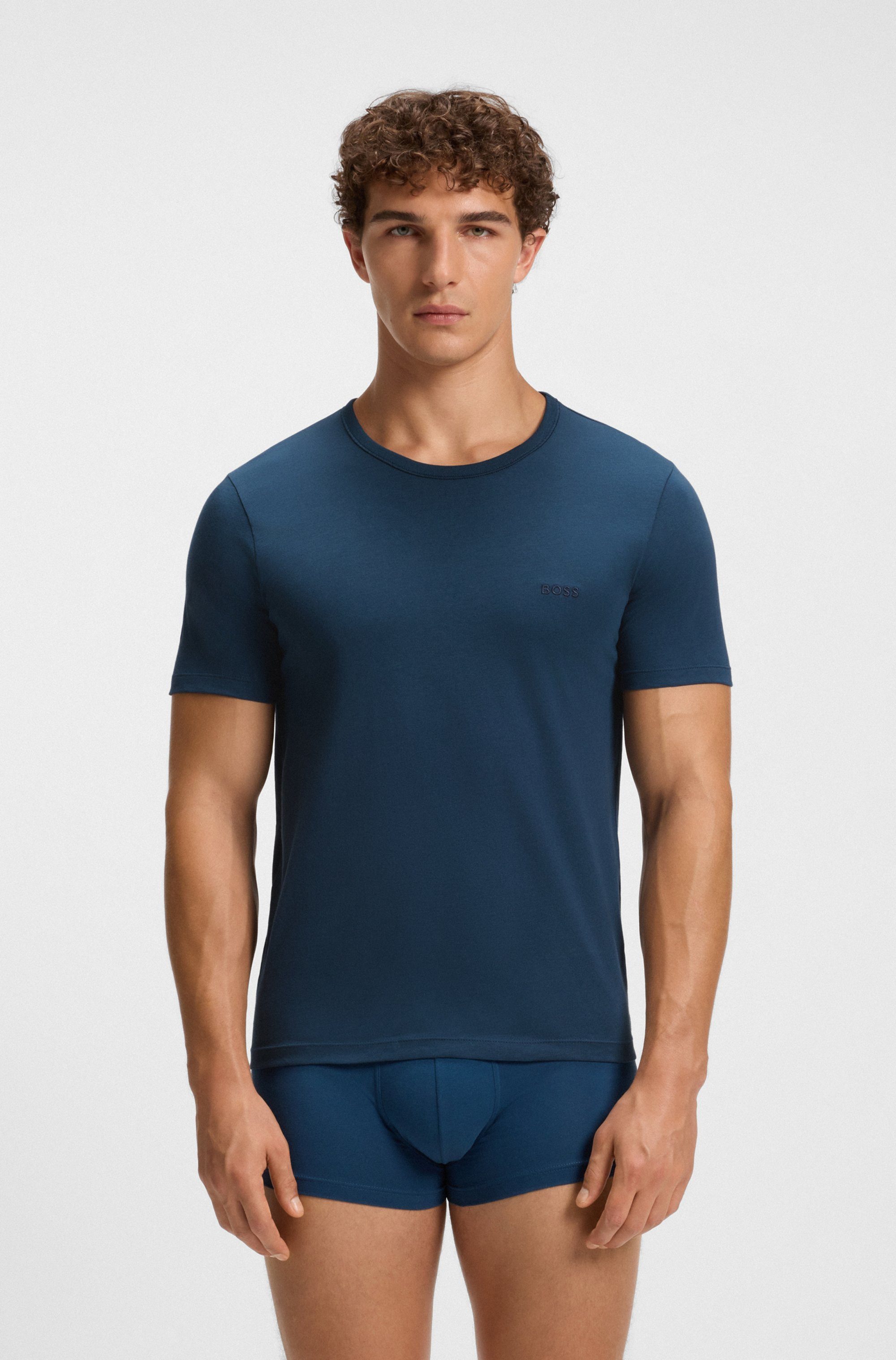BOSS T-shirt TShirtRN 3P Classic (3-delig)