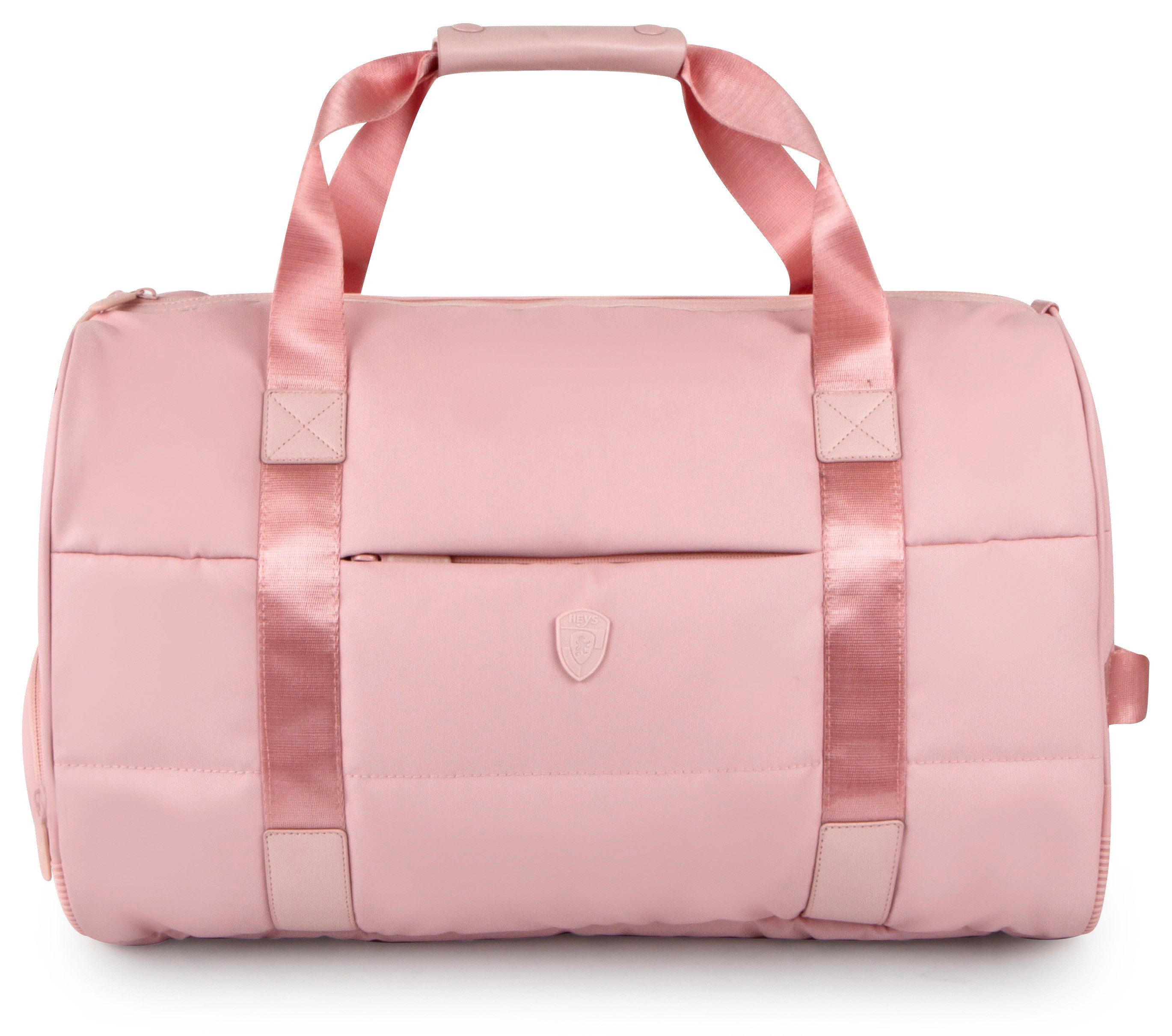 Heys Reistas The Puffer Duffle Bag Weekender duffelbag met schoencompartiment opsteeksysteem unisex reistassen maat 30,5 cm roze