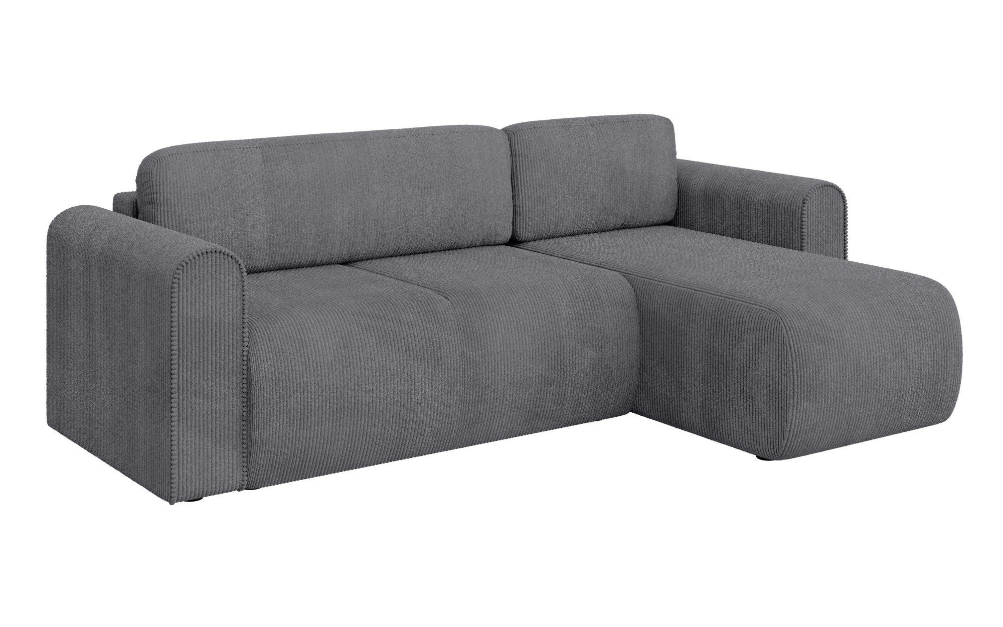 INOSIGN Hoekbank Zacharia optioneel slaapbank met opbergruimte, B/D/H 250/166/86 cm L-vorm met golfondersteuning, recamière aan beide zijden te monteren