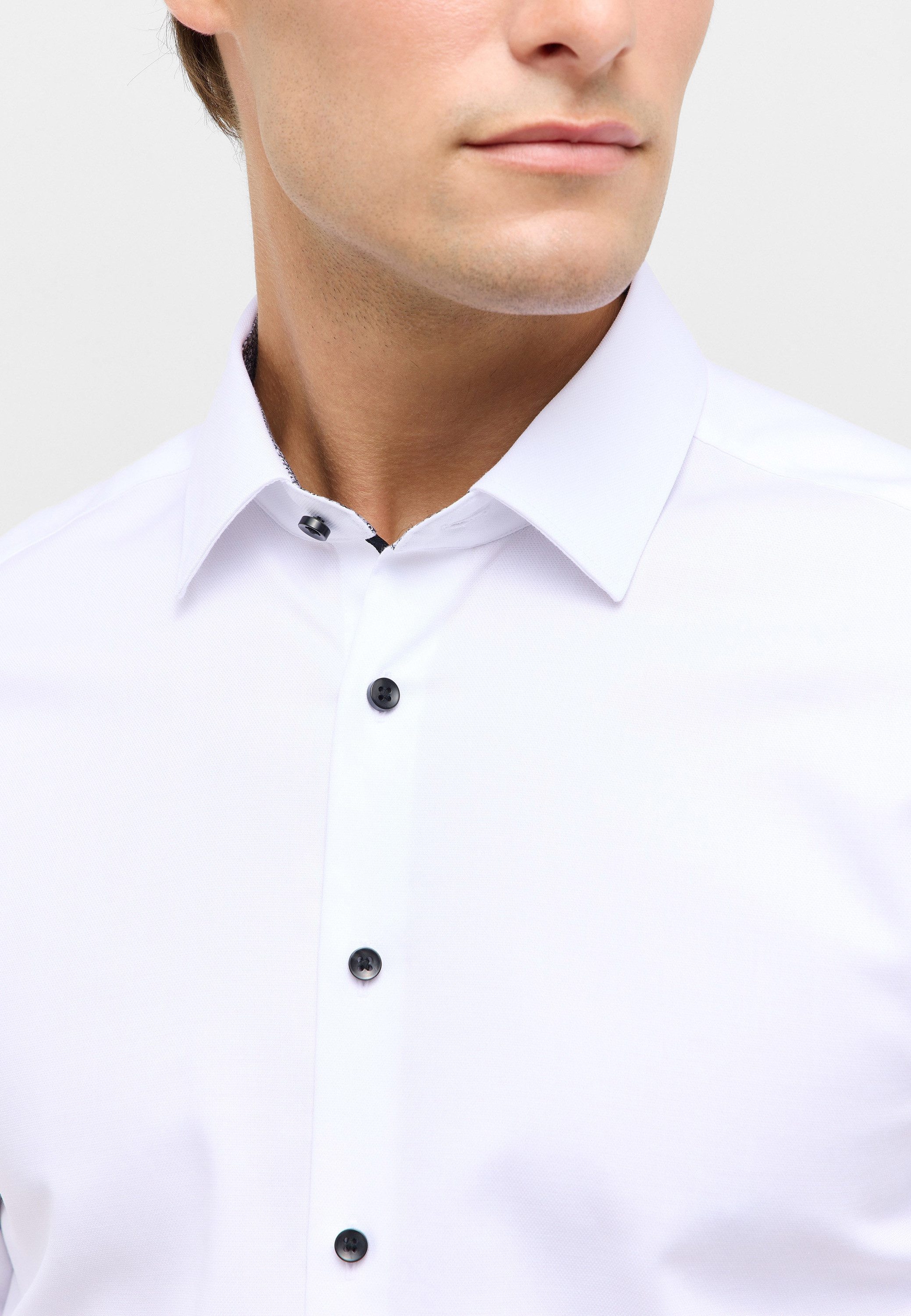 Eterna Overhemd met lange mouwen Slim fit