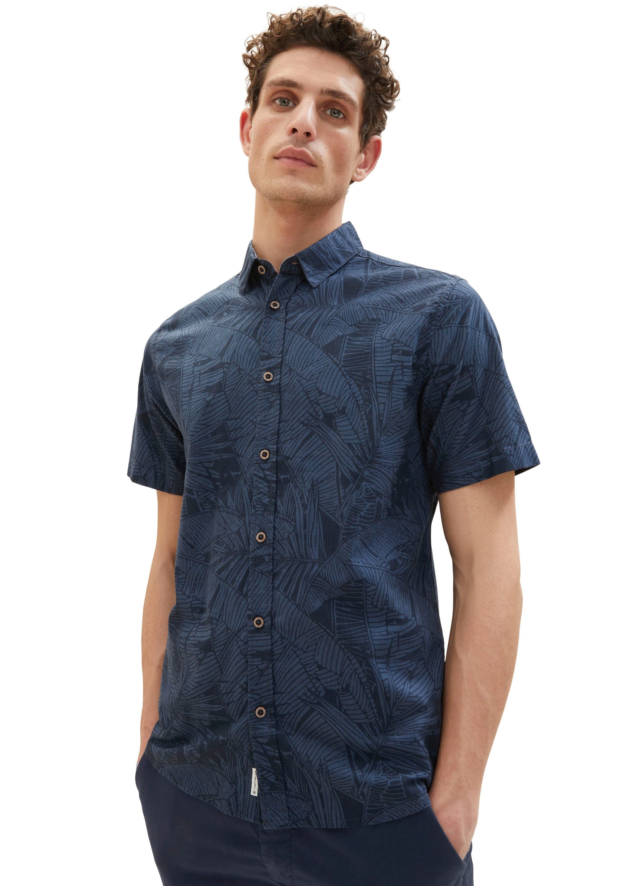 collegegeld Omgaan Downtown Tom Tailor Overhemd met korte mouwen online shoppen | OTTO