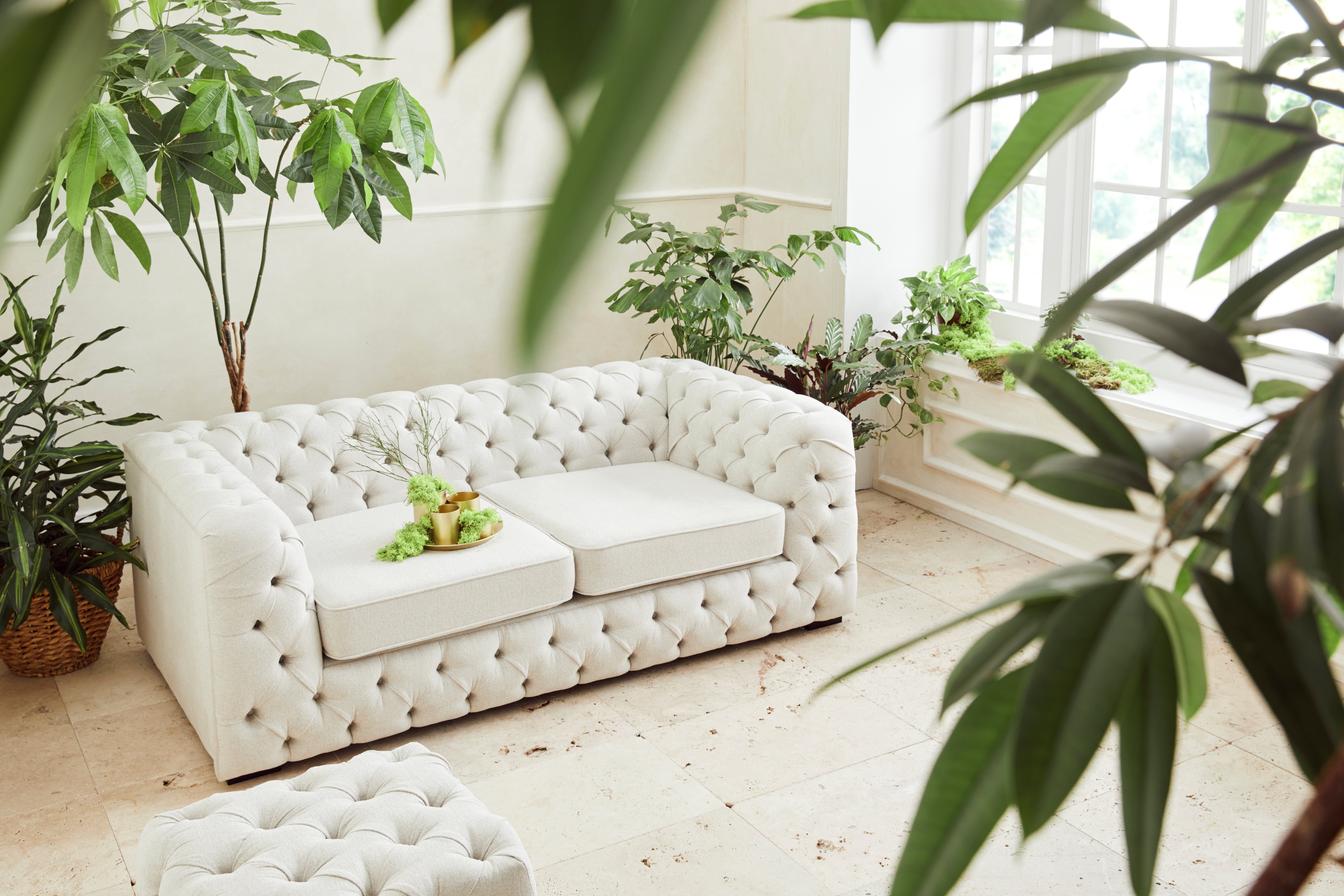 Guido Maria Kretschmer Home&Living Chesterfield-bank Kalina met klassieke chesterfield-capitonnage