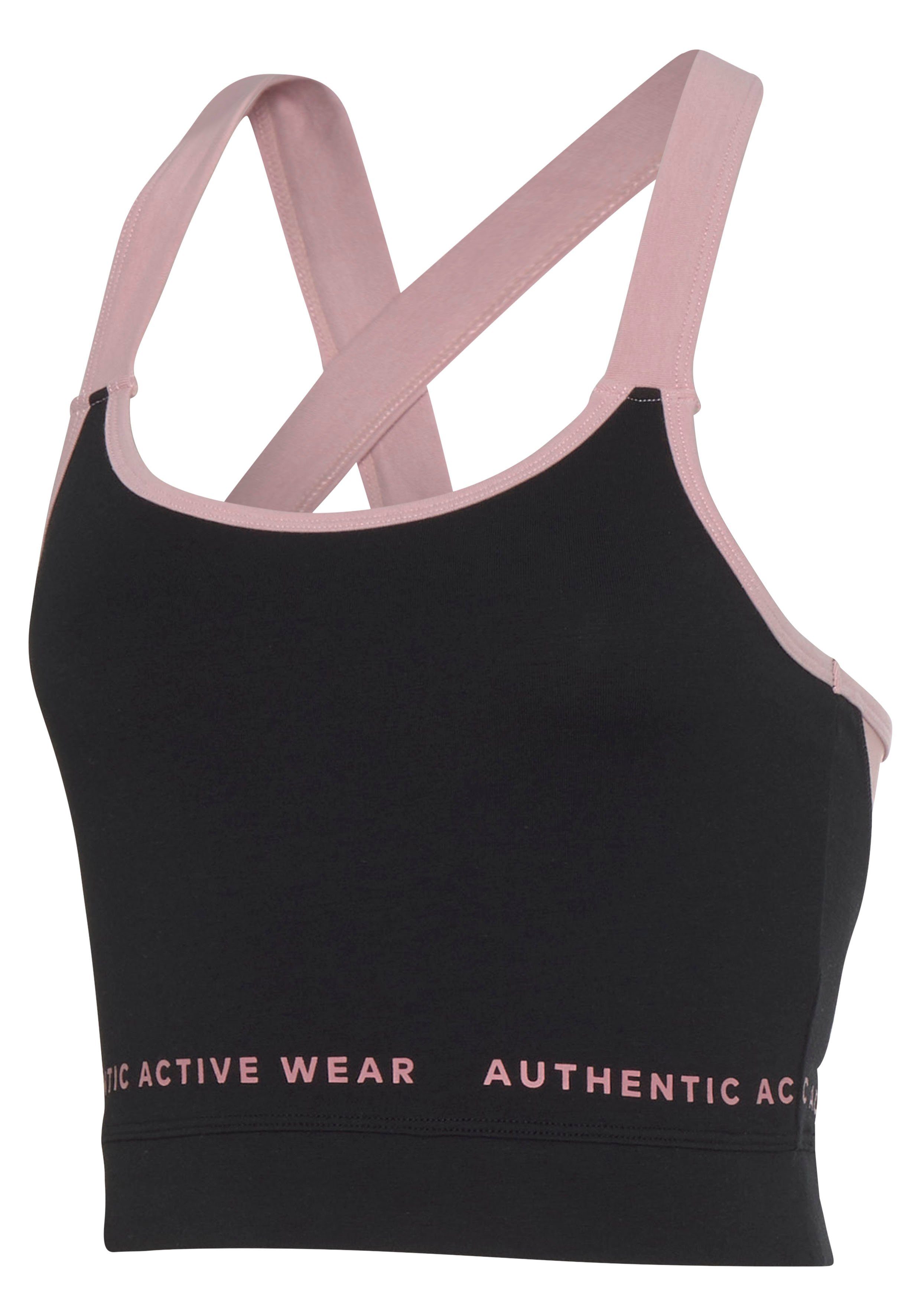 vivance active Crop-top -Sporttop met racerback
