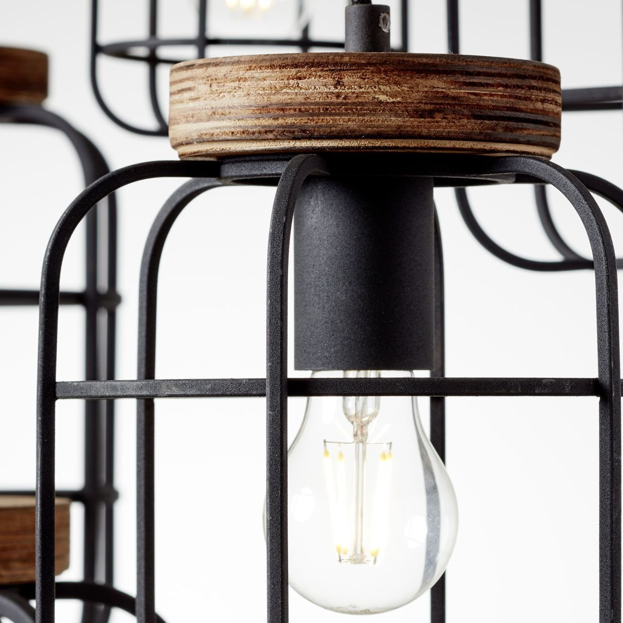 Brilliant Leuchten Hanglamp Gwen dim- & hoogteverstelbaar - 130 cm hoogte x 110 cm breedte - e27 fitting (1 stuk)