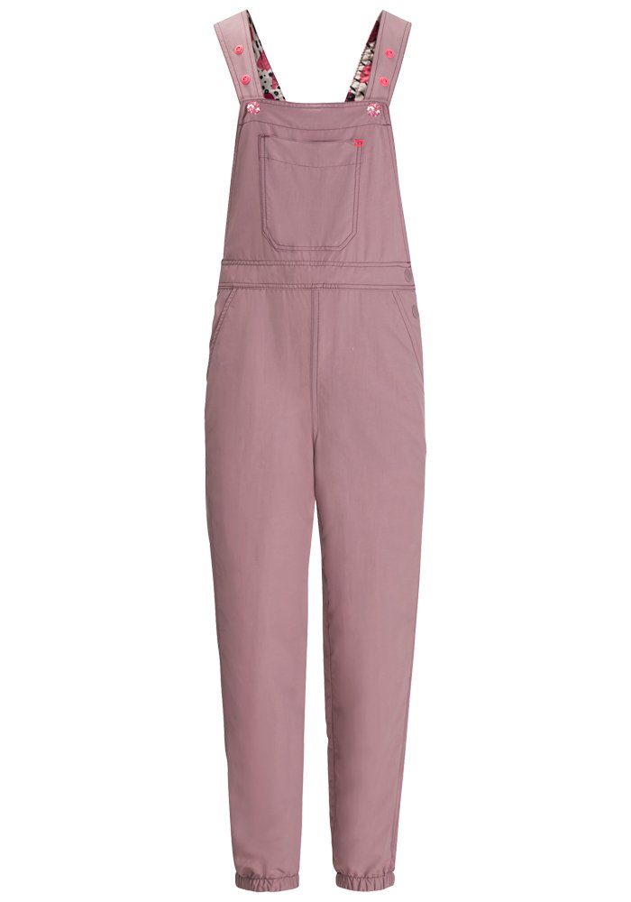 Jack Wolfskin Tuinbroek VILLI LONG OVERALL K kinderen outdoorbroeken maat 116 roze