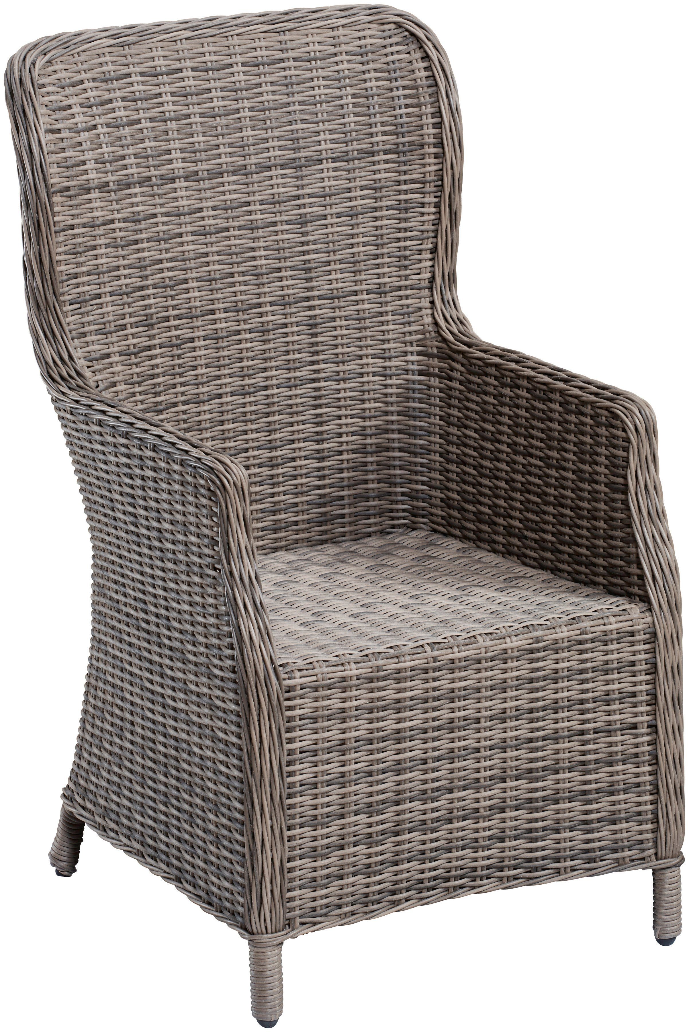 MERXX Tuinstoel Riviera set van 2, polyrotan, staal (set, 2 stuks)