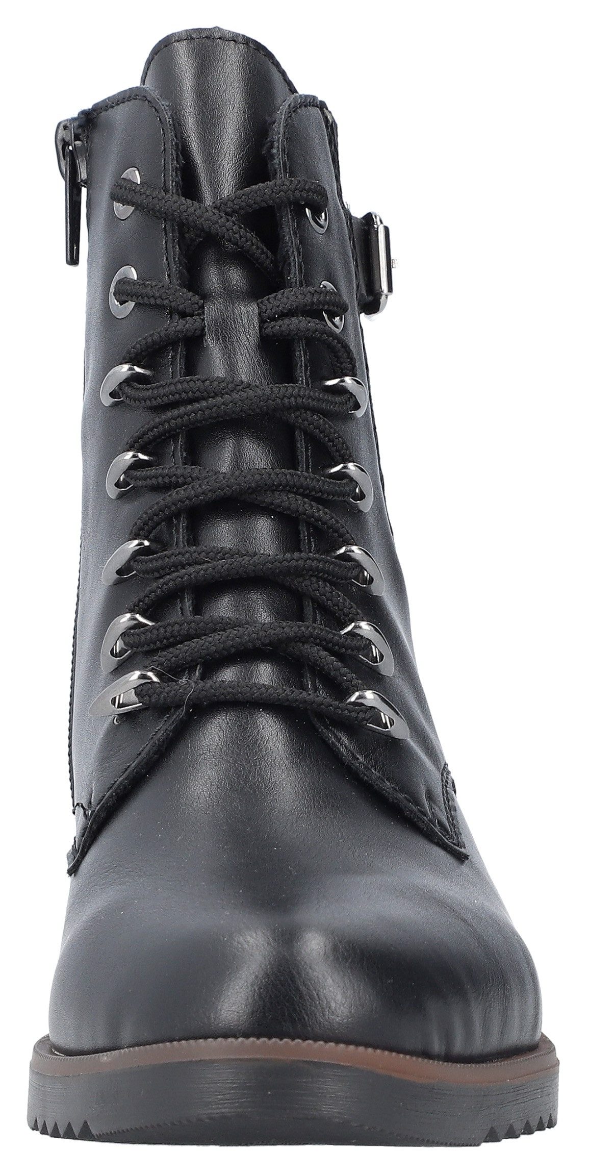 Rieker Veterlaarsjes , veterschoenen, trachtenenkellaars, blokhak, binnenrits