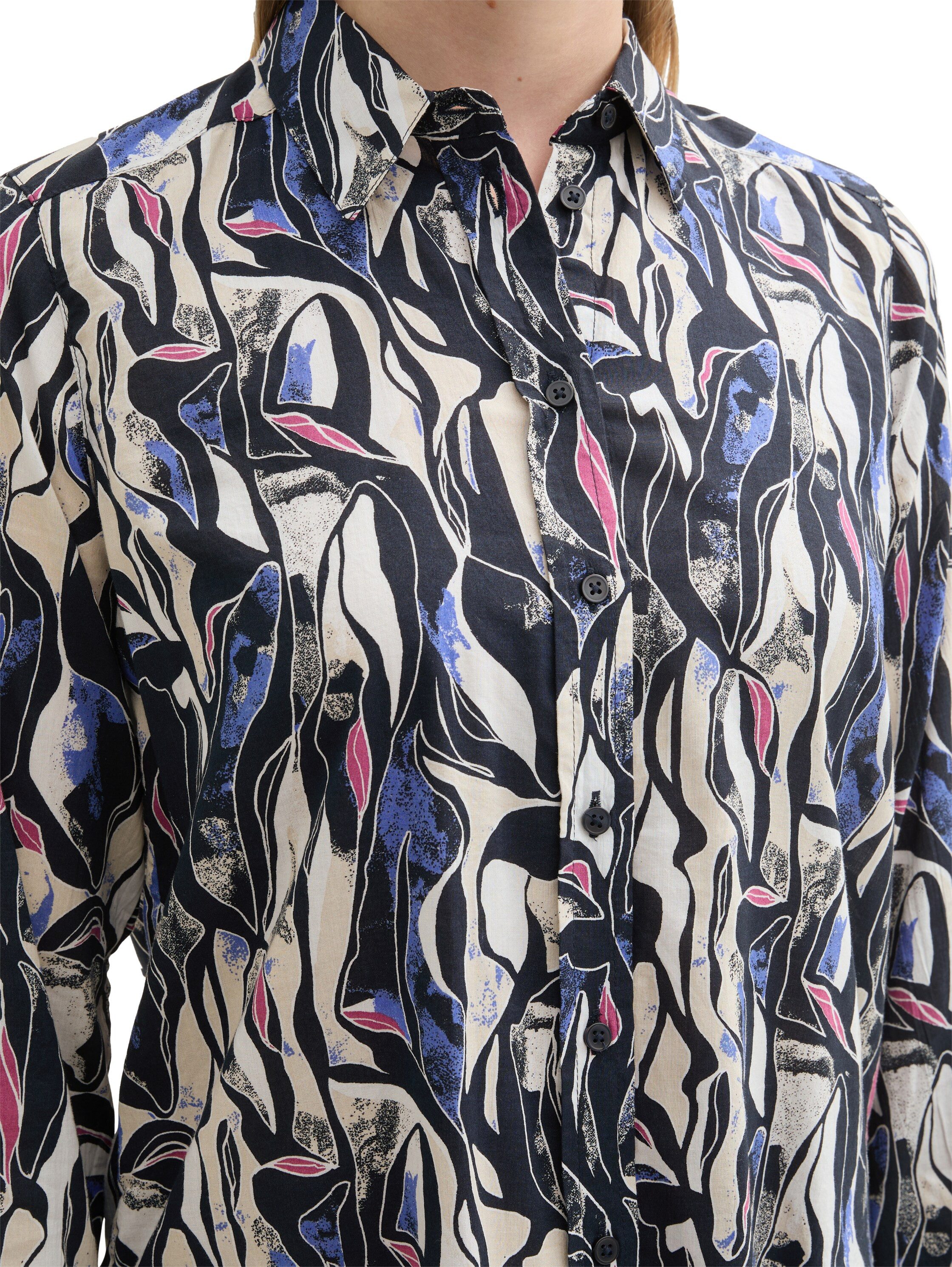 Tom Tailor Blouse met lange mouwen met print all-over