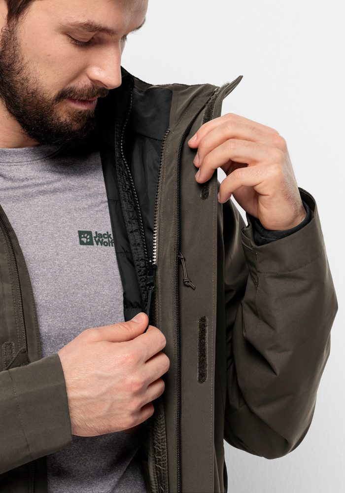 Jack Wolfskin Functioneel 3-in-1-jack LUNTAL 3IN1 JKT M