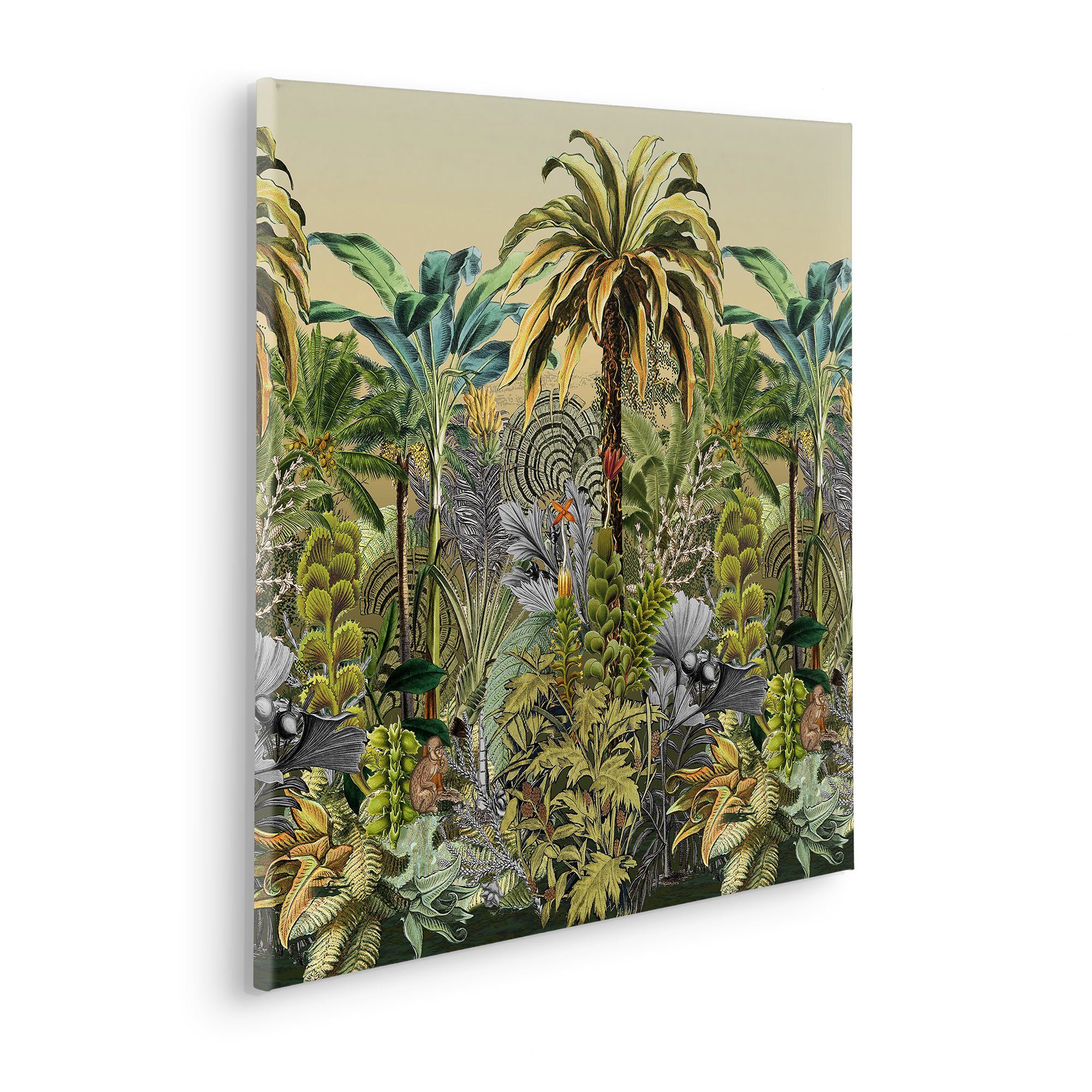 Komar Artprint op linnen Tropical Heat - Afmeting 60 x 60 cm (1 stuk)