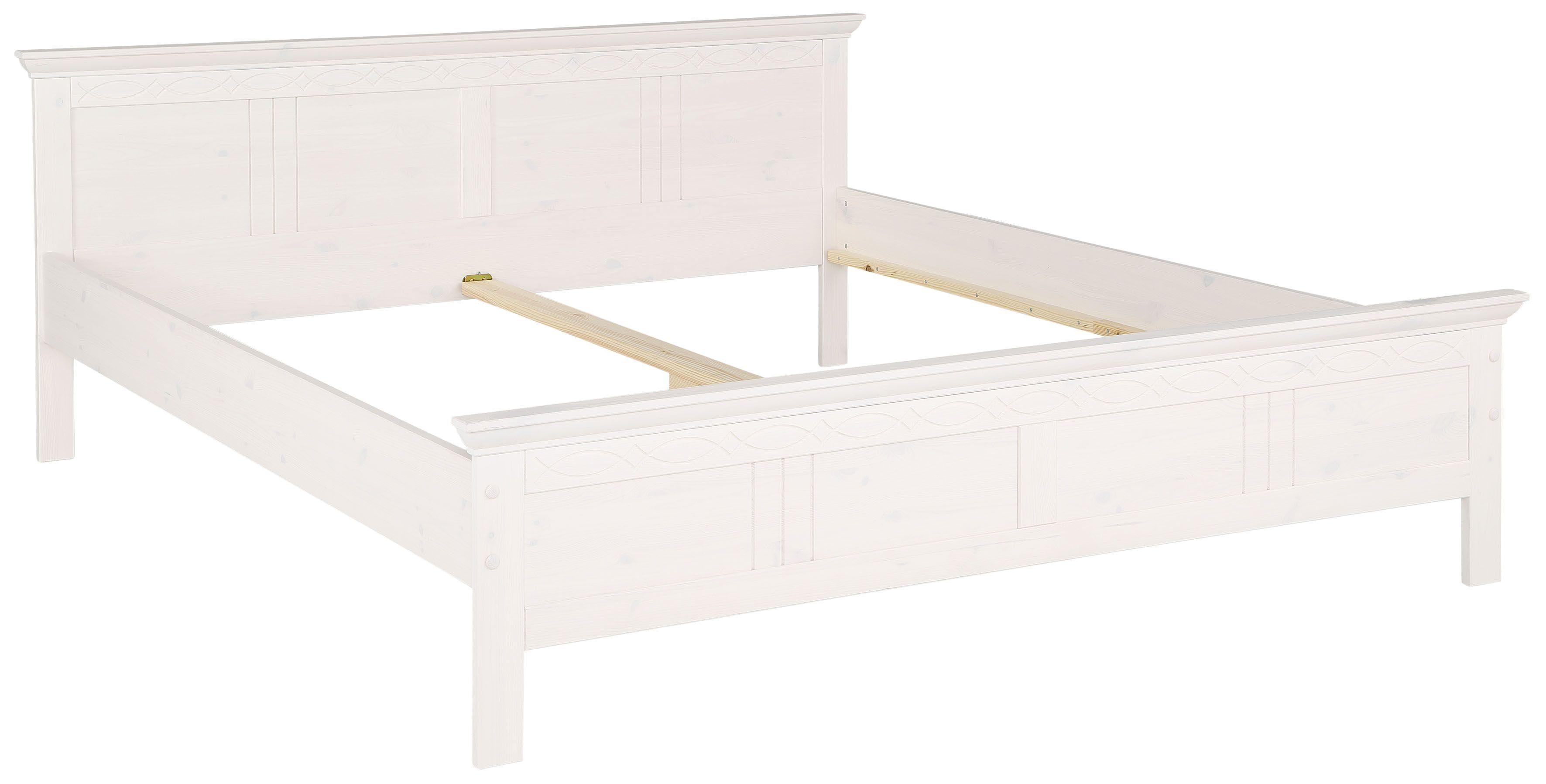 Home affaire Massief houten ledikant Indra, TOPSELLER, landhuisstijl, elegant design, gecertificeerd massief hout