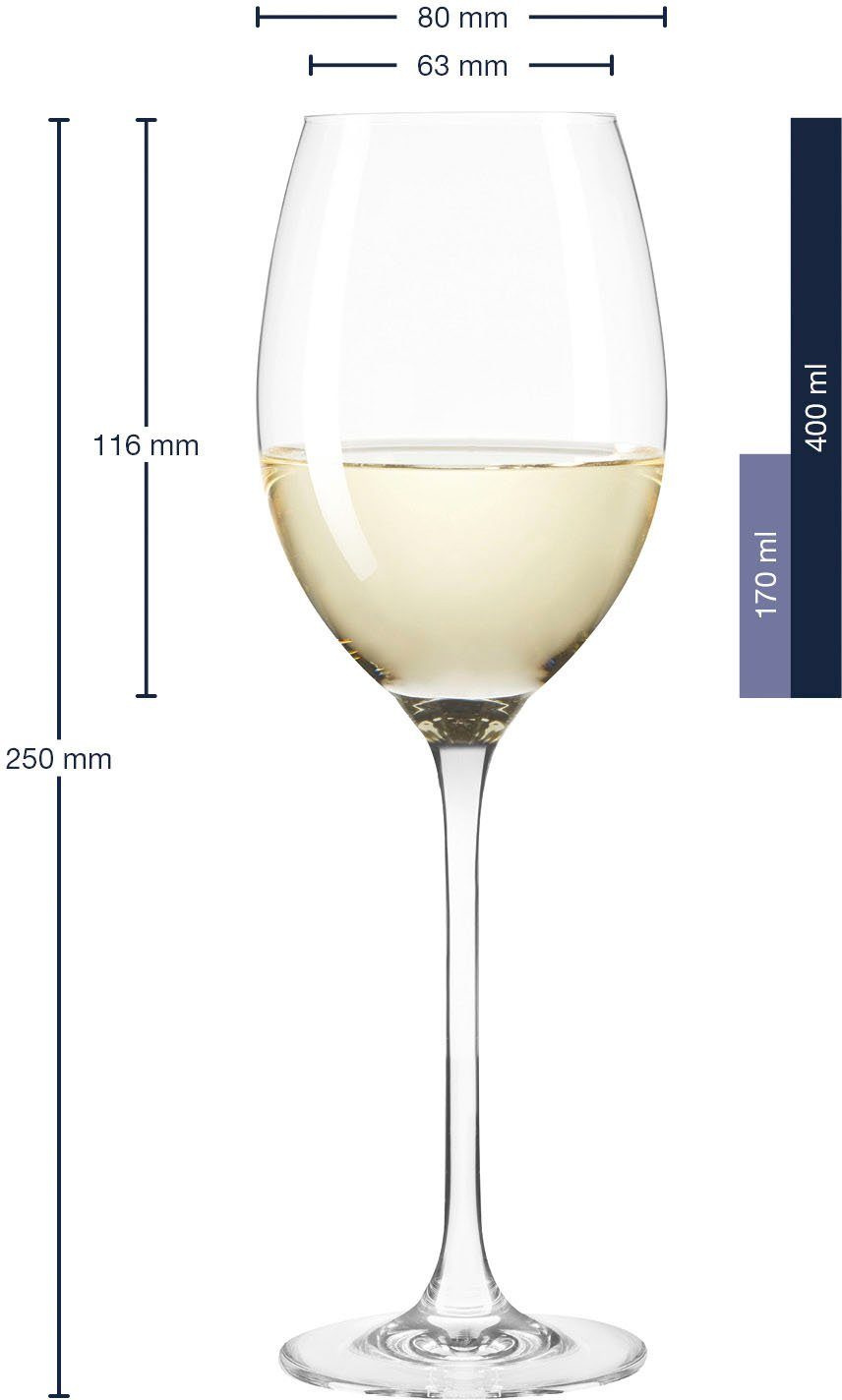 LEONARDO Wittewijnglas Cheers 400 ml(set, 6-delig)
