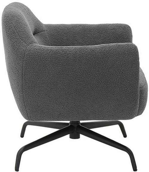 MCA furniture Loungestoel TAJO draaistoel met armleuningen (1 stuk)