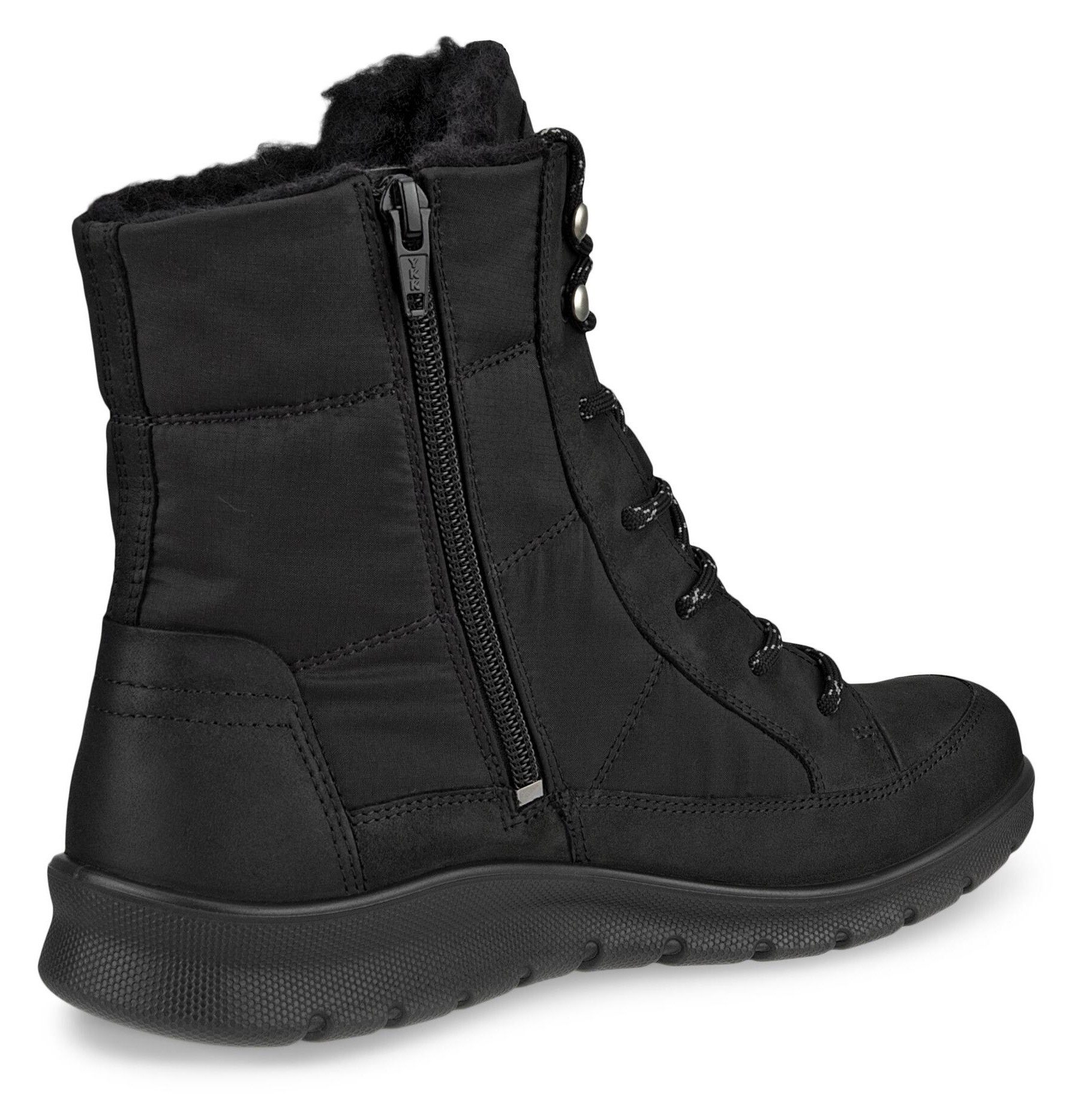 Ecco Winterlaarzen Babett Boot Veterboots, enkellaarsje met waterdichte GORE TEX-membraan