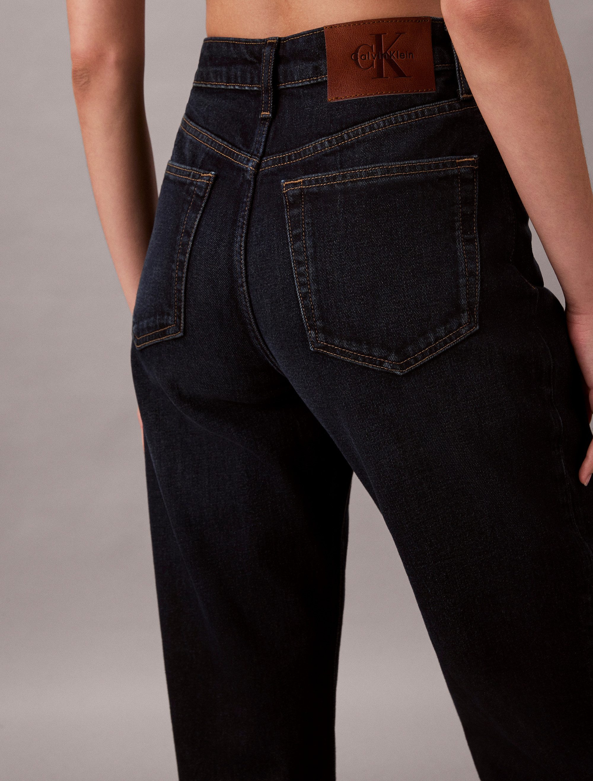 Calvin Klein Straight jeans HIGH RISE STRAIGHT OXBOW