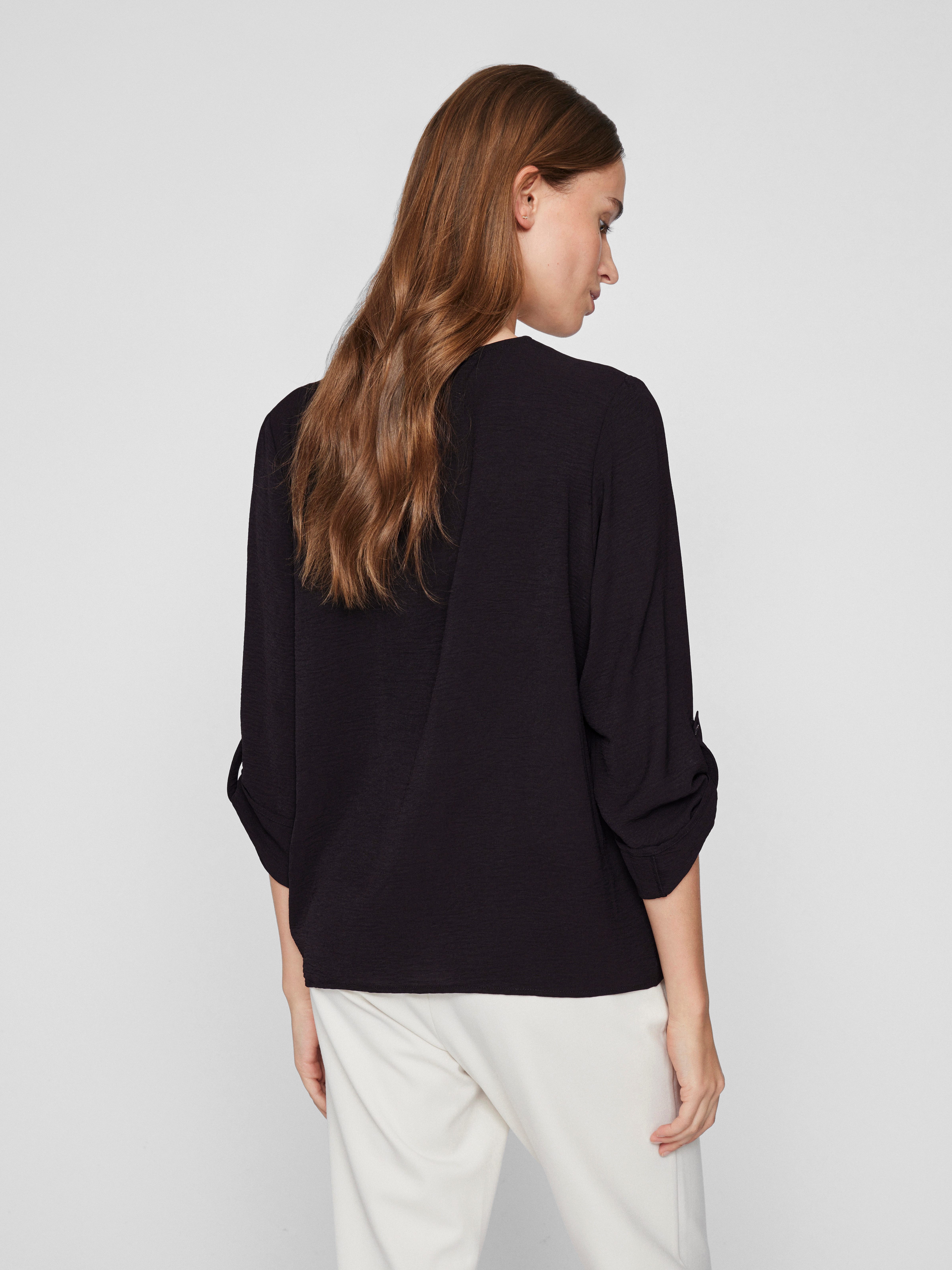 Vila Shirt VIJOSA 3/4 V-NECK TOP - NOOS