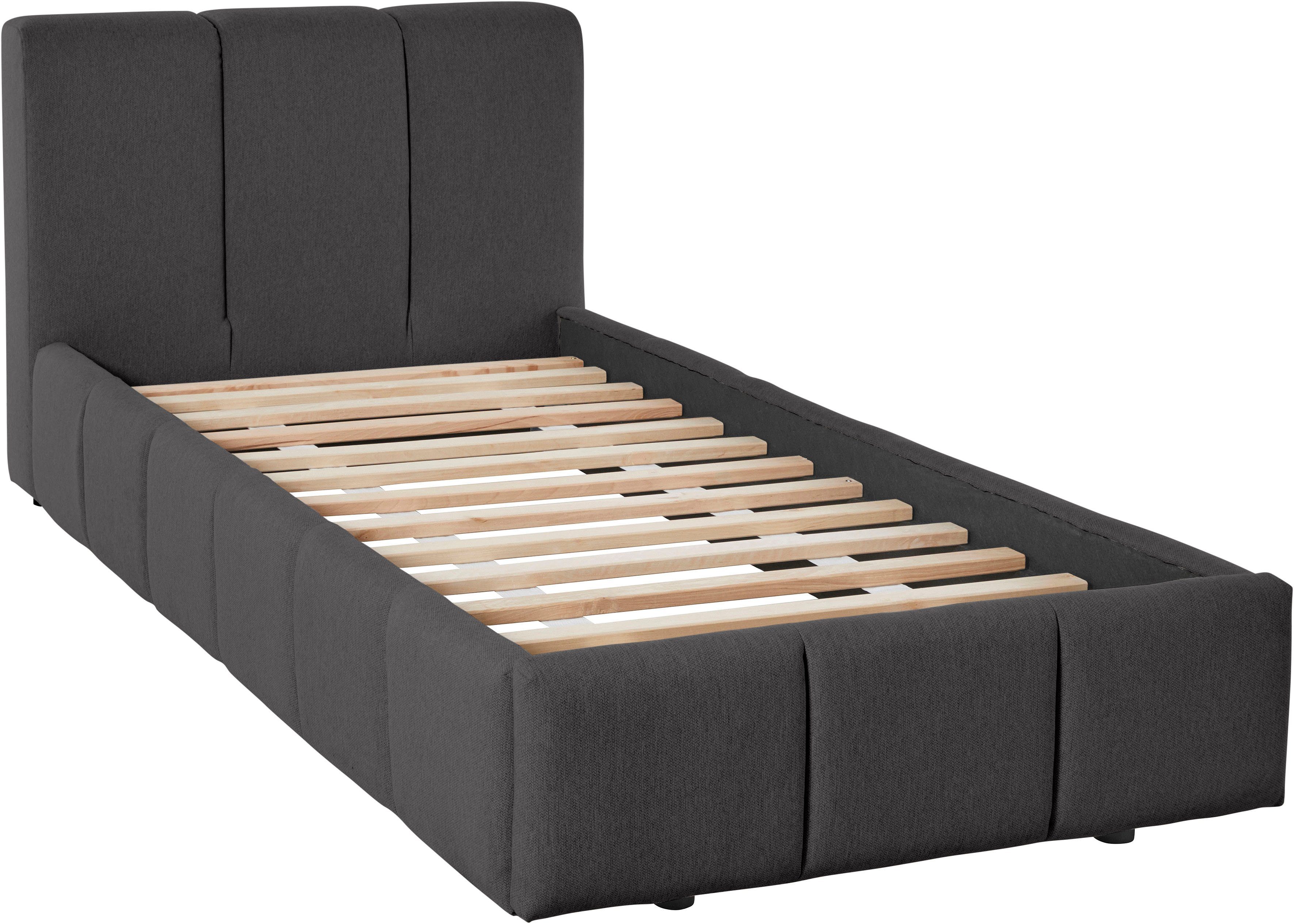 LeGer Home by Lena Gercke Gestoffeerd bed Maileen in 5 breedten en 3 kleuren, incl. rolbodem