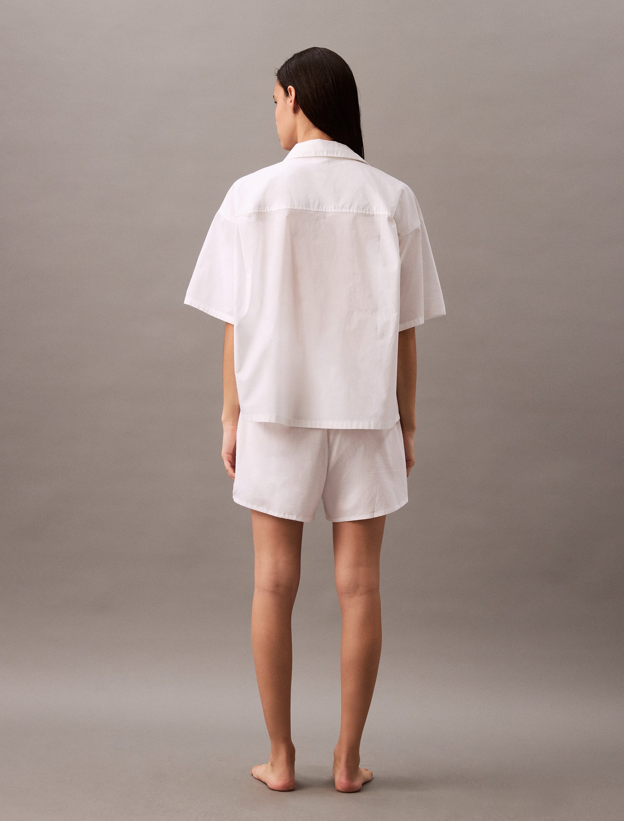 Calvin Klein Pyjamashort LOGO WB POPLIN SHORT