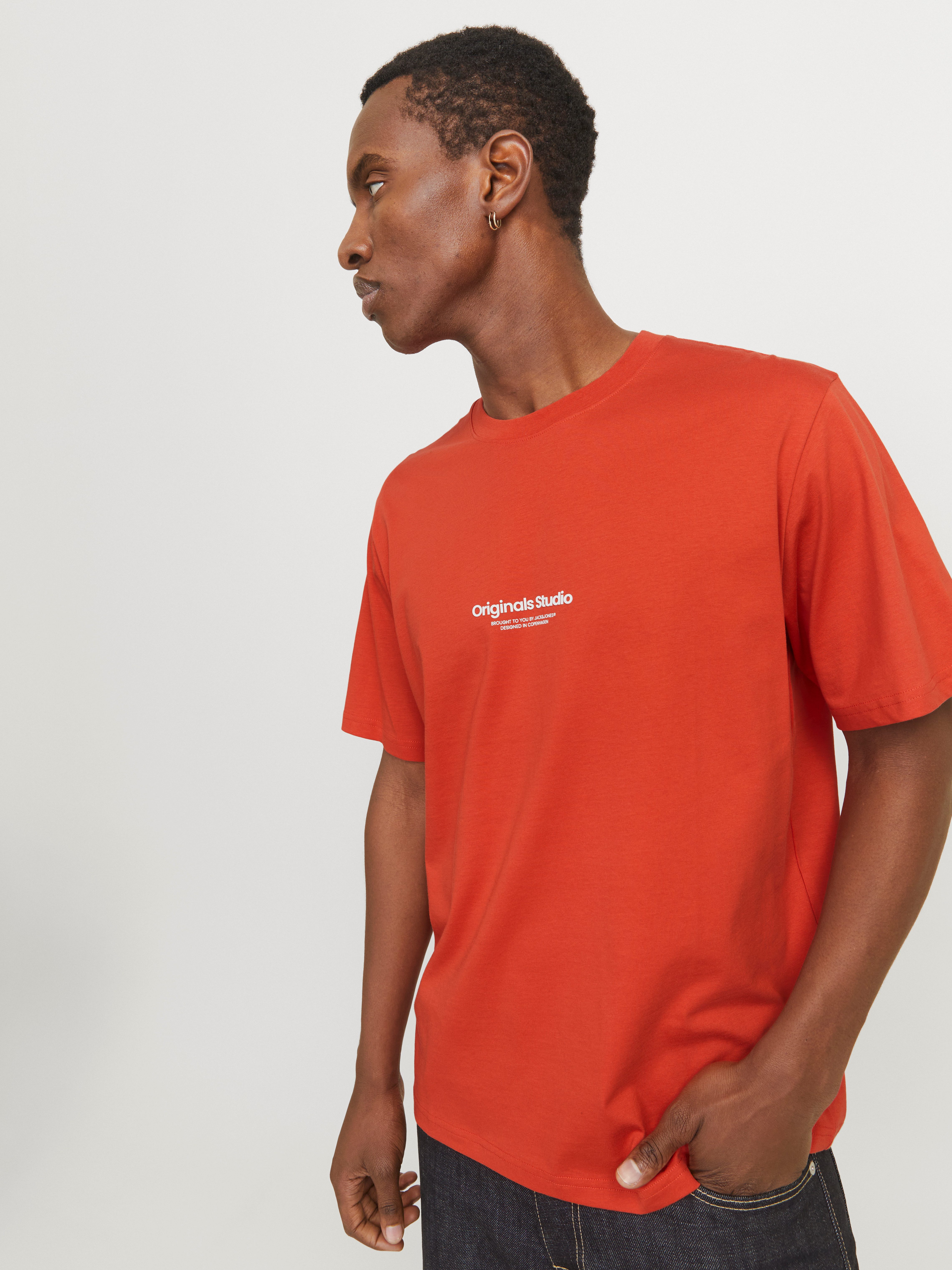Jack & Jones Shirt met ronde hals JORVESTERBRO TEE SS CREW NECK NOOS