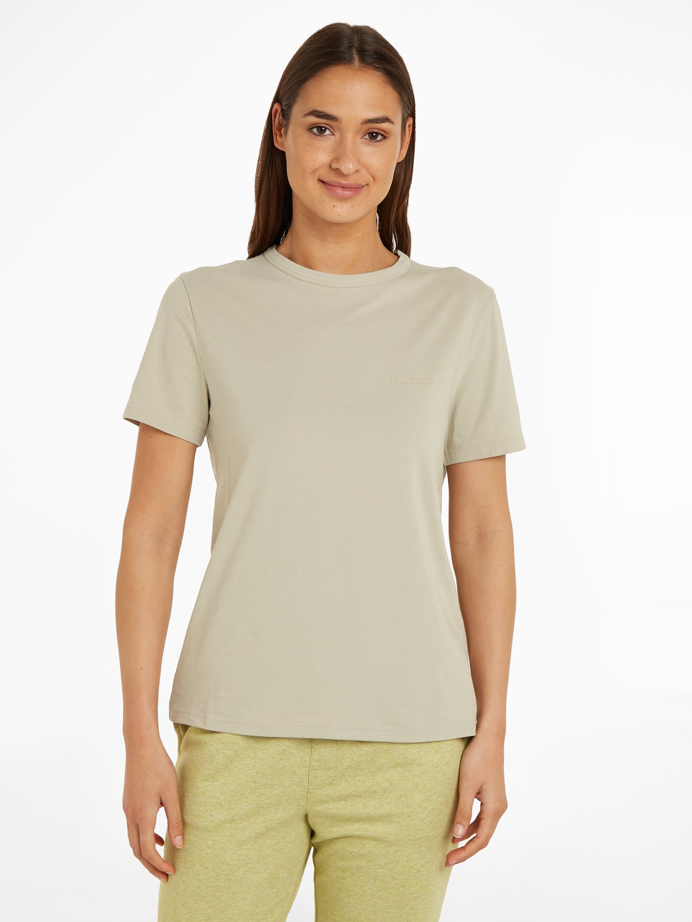 Calvin Klein T-shirt S/S CREW NECK met een ronde hals (Met ronde hals & korte mouwen)