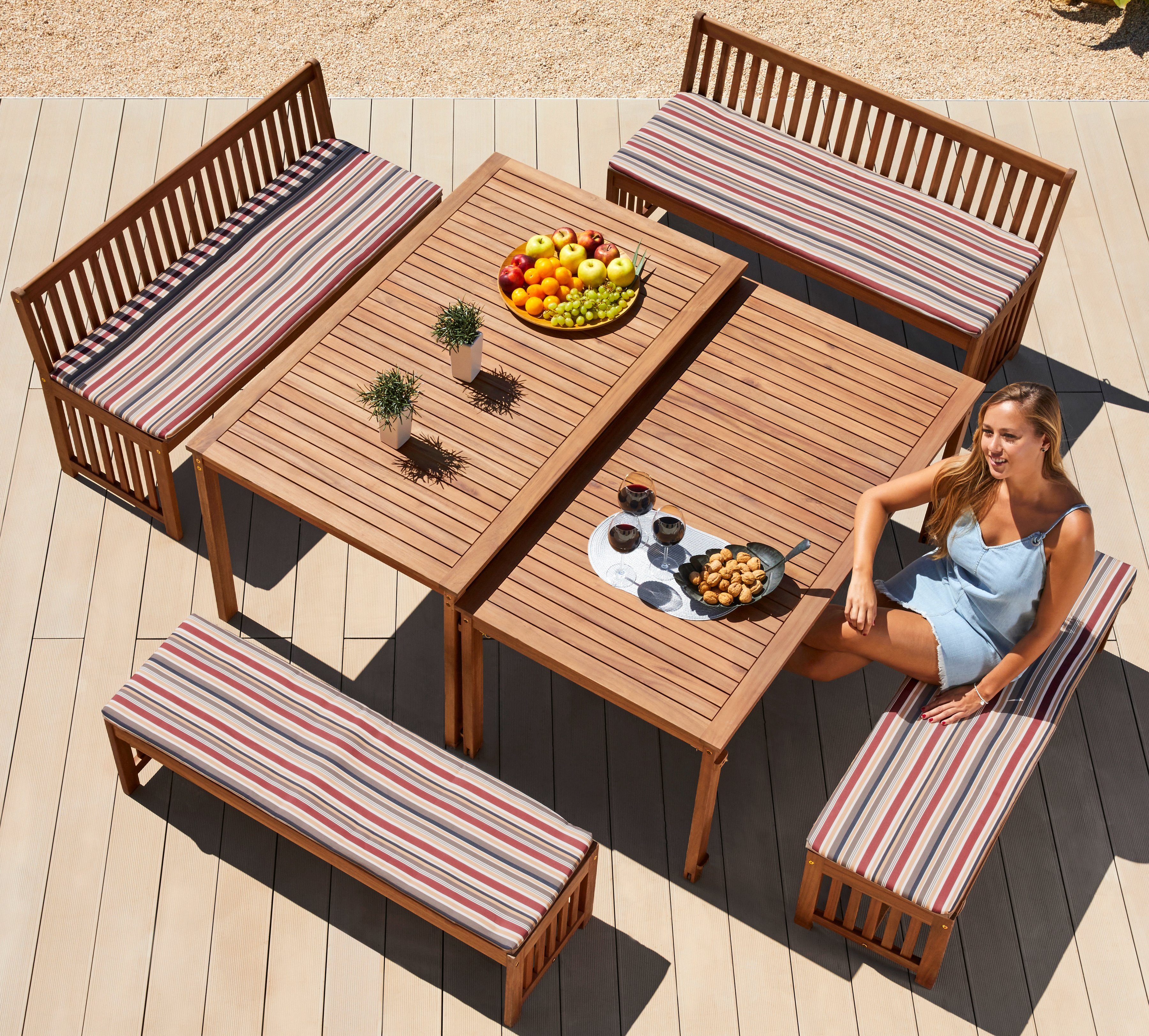 MERXX Tuin-eethoek Hawaï Acaciahout FSC 100%