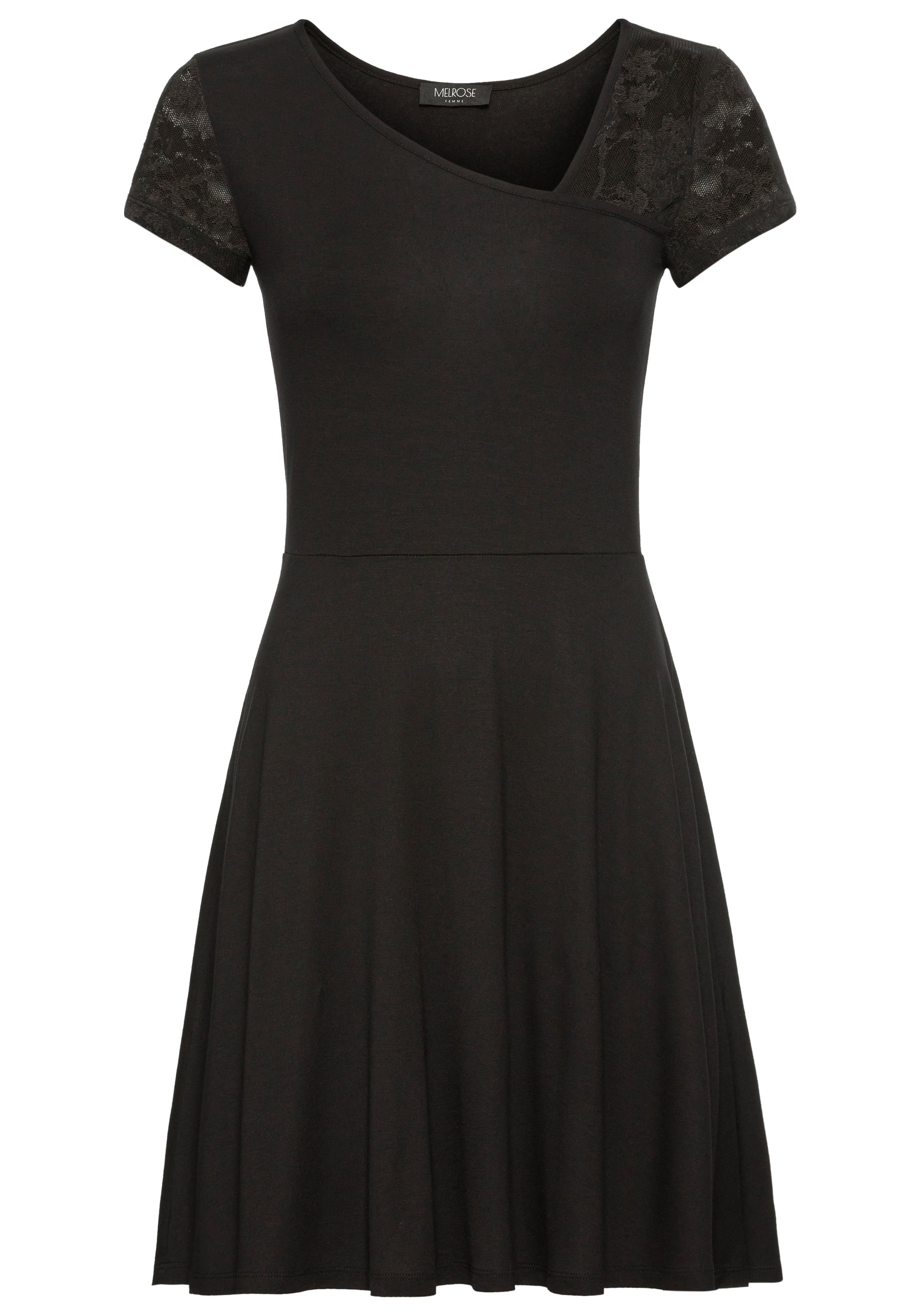 Melrose Jerseyjurk met een kanten inzet - nieuwe collectie
