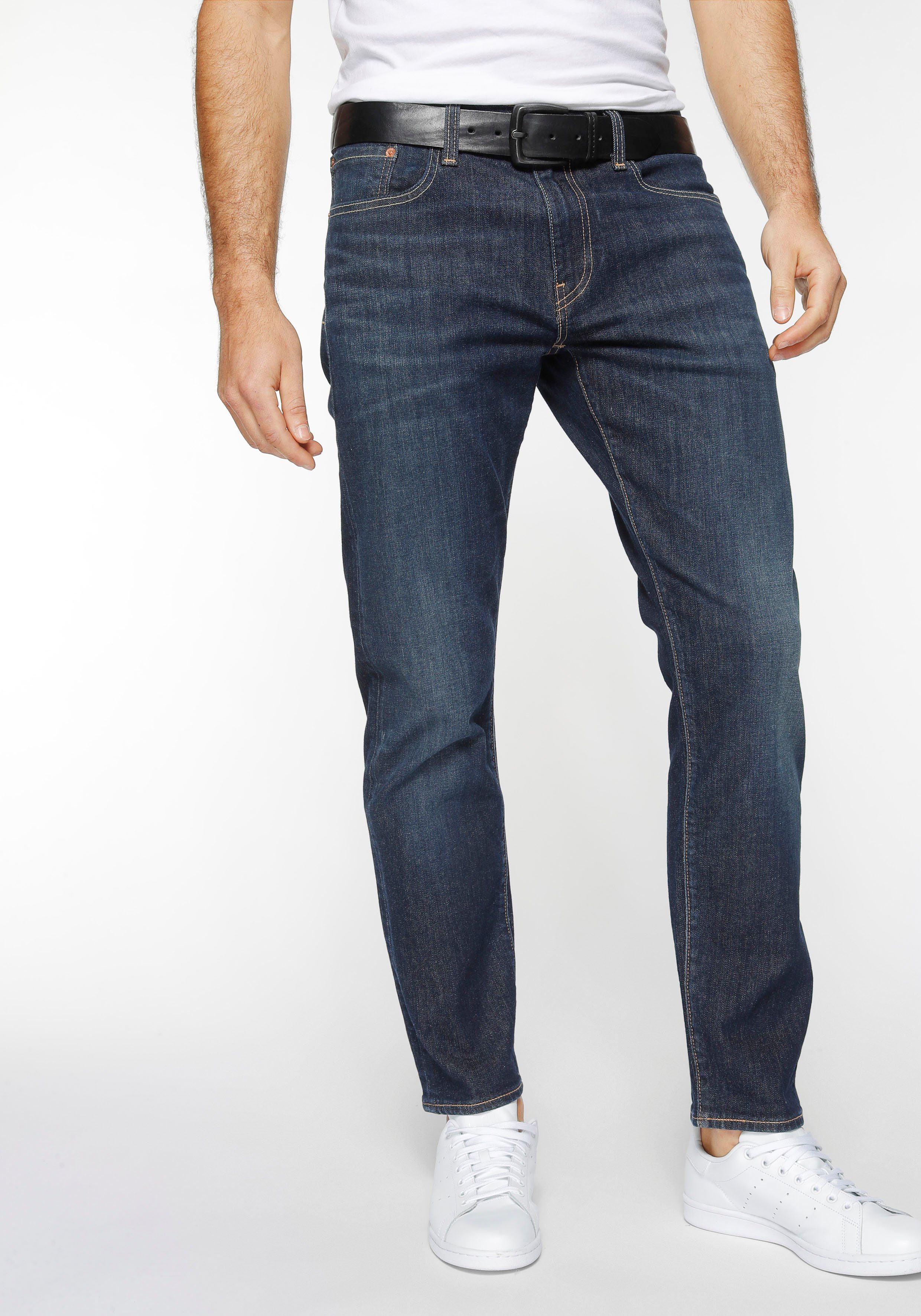 Levi's Tapered jeans 502 TAPER in een elegante, moderne stijl heren tapered jeans maat 33 blauw