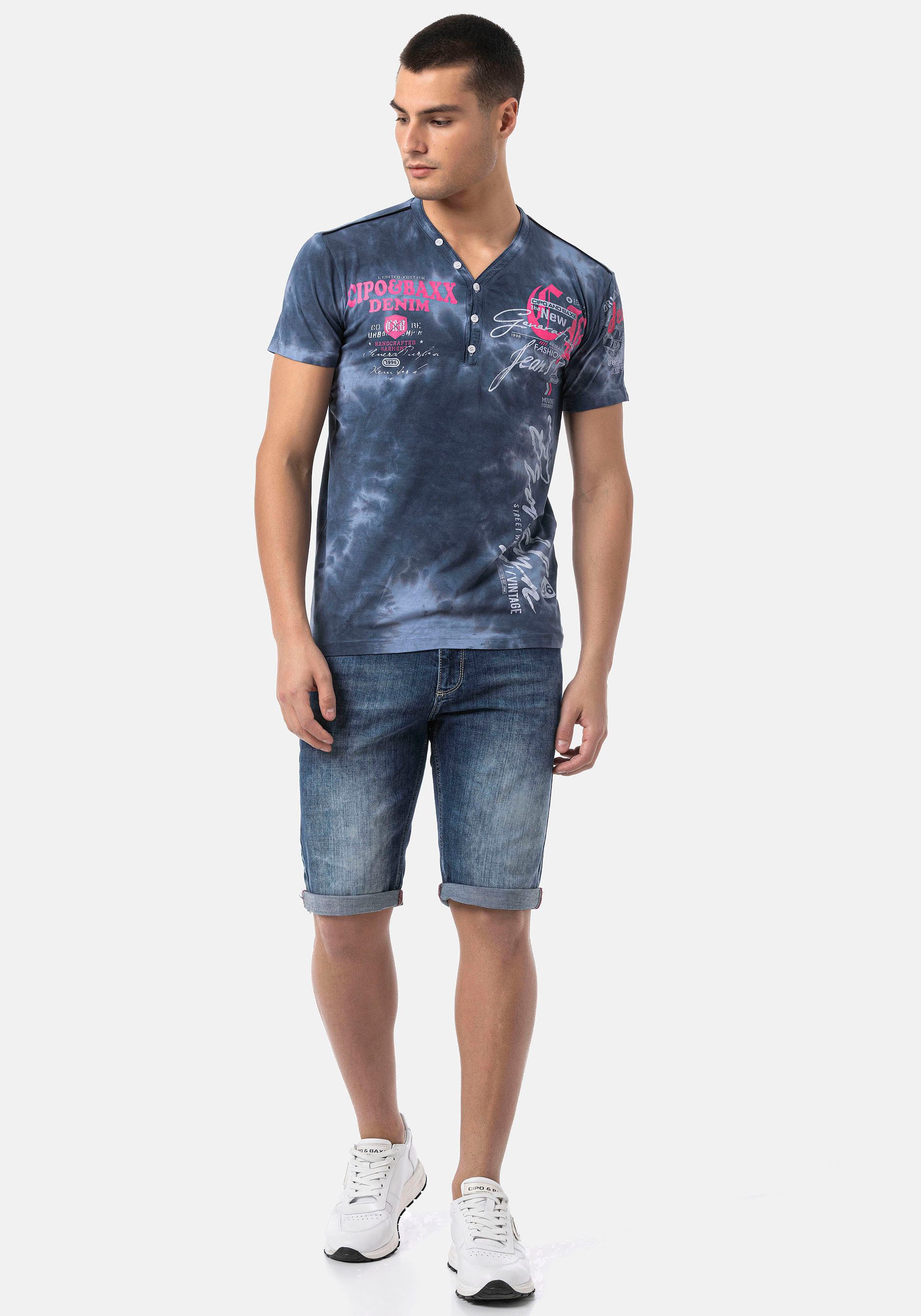 Cipo & Baxx Shirt met korte mouwen