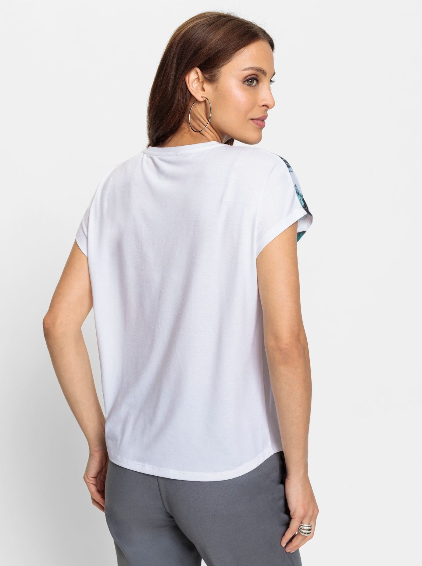 Lady Shirt met print Shirt met ronde hals (1-delig)