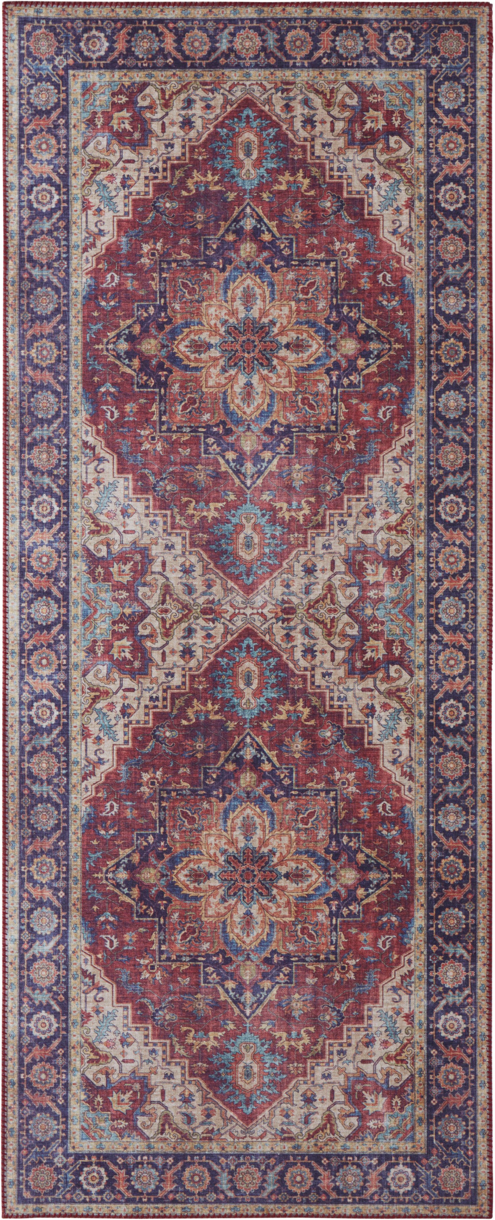 NOURISTAN Vloerkleed Anthea Oosters, loper, vintage, woonkamer, slaapkamer, eetkamer