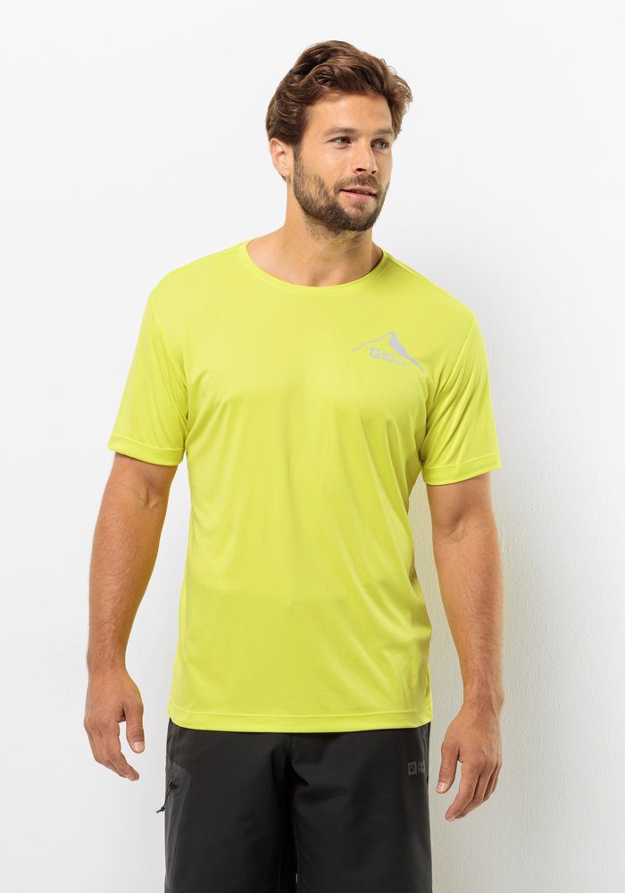 Jack Wolfskin Peak Graphic T-Shirt Men Functioneel shirt Heren XXL oranje firefly