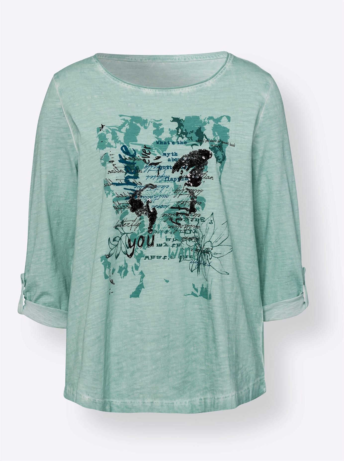 heine Shirt met 3/4 mouwen Shirt (1-delig)