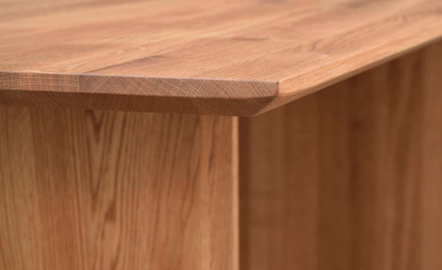 Home affaire Eettafel Waldhain keukentafel, houten wangframe, massief gewild eikenhout, geolied