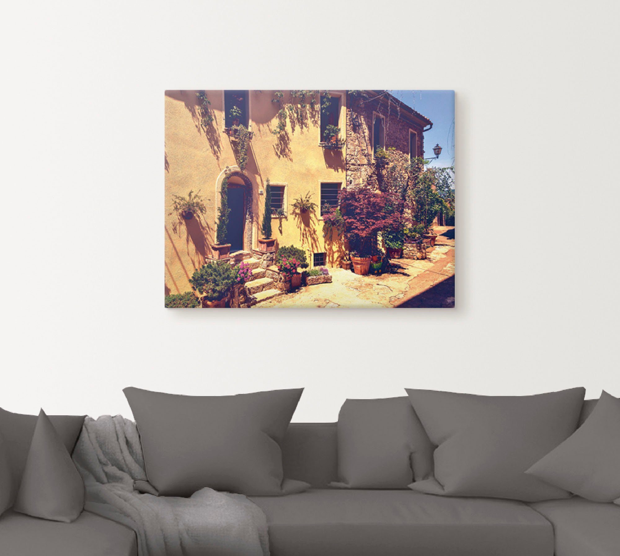 Artland Artprint Siena Toscane als artprint op linnen, poster, muursticker in verschillende maten