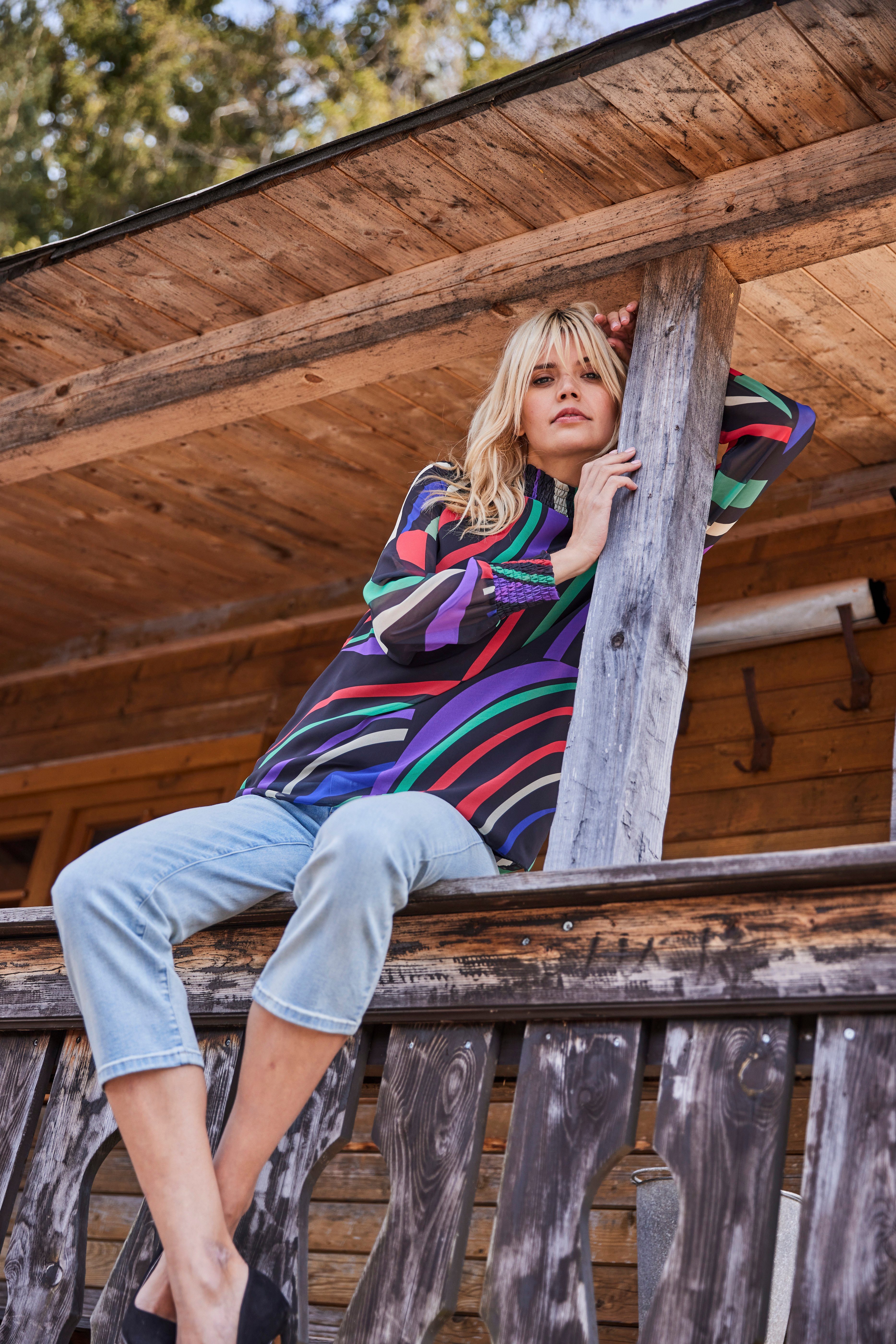 Aniston SELECTED Straight jeans in verkorte cropped lengte
