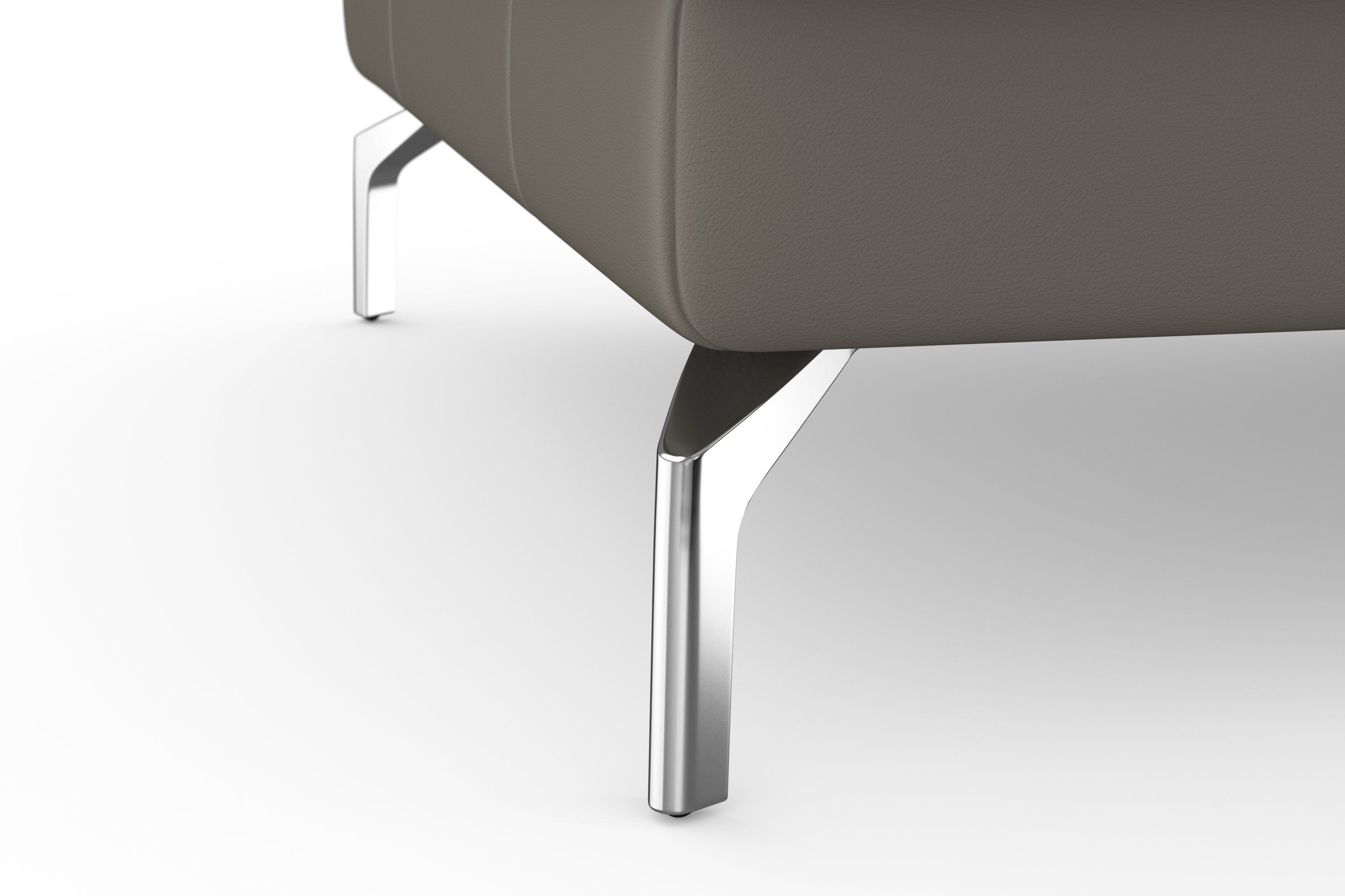 sit&more Hoekbank Bendigo L-vorm inclusief zitdiepteverstelling, bodemvrijheid 15 cm, 2 pootkleuren